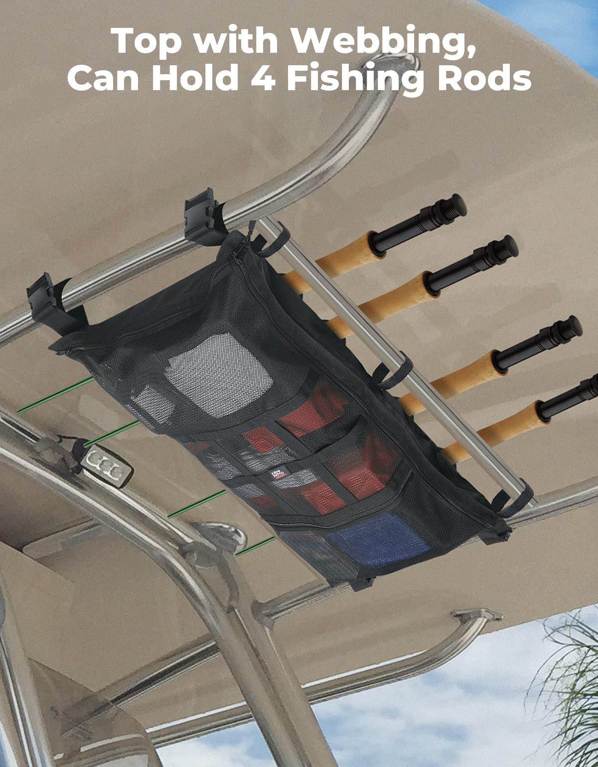 Photo of T-Top Boat Life Jackets Bag by Kemimoto - Premium for UTVs / Side by Sides