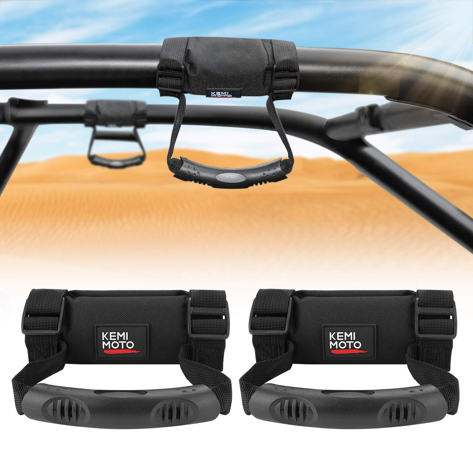 Photo of UTV Grab Handles Grip (2 Pack ) by Kemimoto - Premium for UTVs / Side by Sides