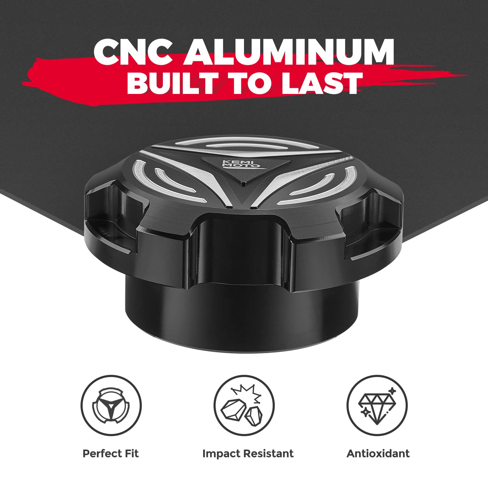 Photo of Kemimoto Gas Cap for Polaris Slingshot SL/LE/R/S/SLR by Kemimoto - Premium for UTVs / Side by Sides