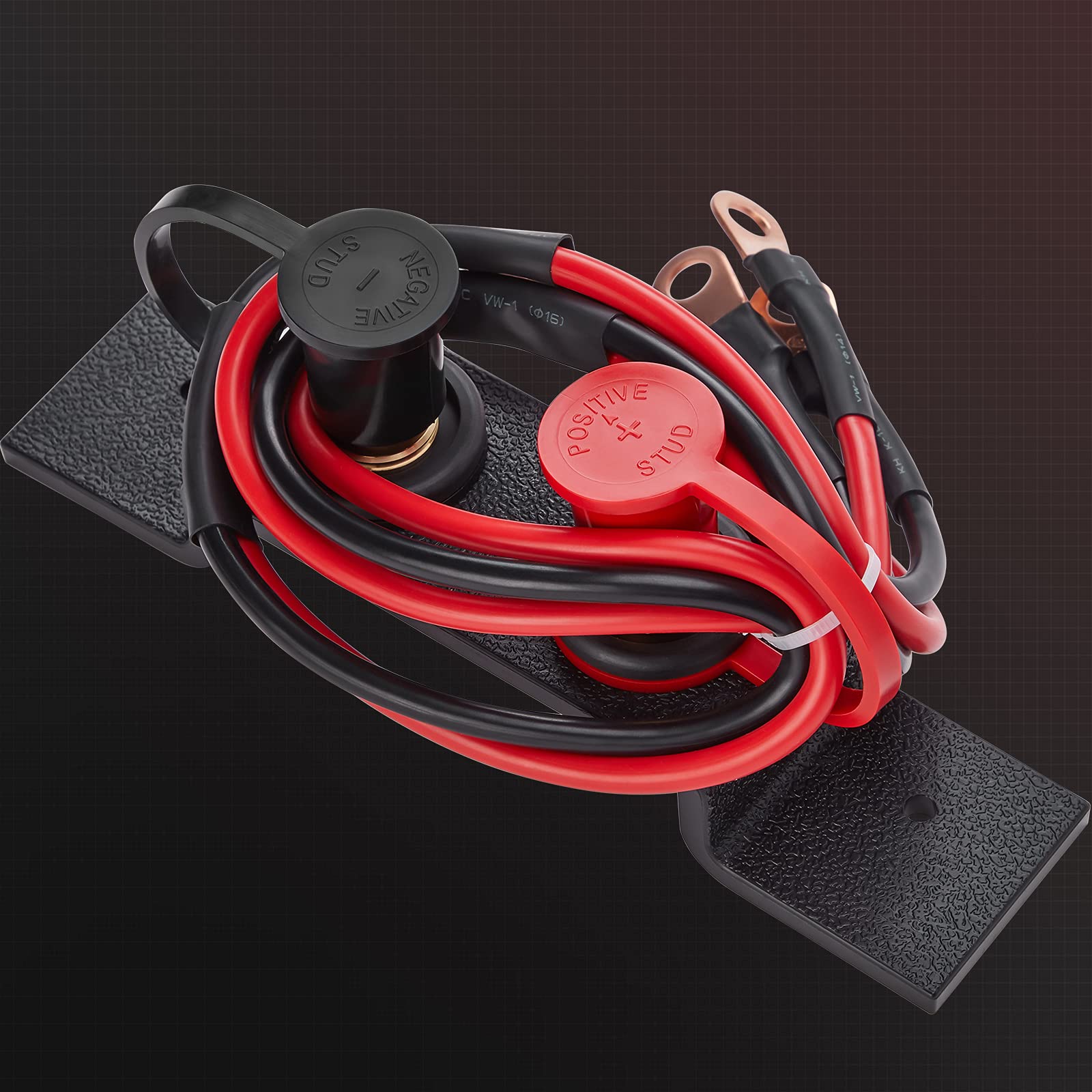 Photo of Universal Battery Jump Post Starter Terminal Relocation Kit for Can-Am Maverick X3, Polaris by Kemimoto - Premium for UTVs / Side by Sides