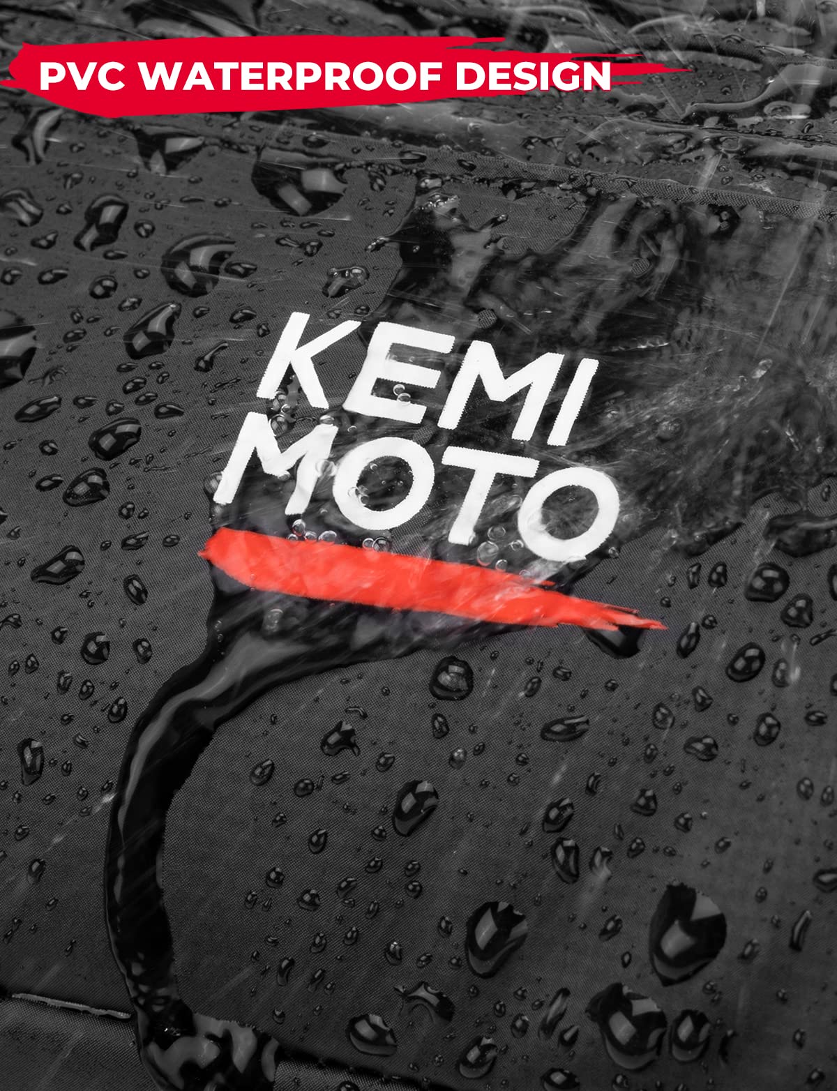 Photo of Universal Motorcycle Handlebar Bag for Dirt Bike,Scooter by Kemimoto - Premium for UTVs / Side by Sides