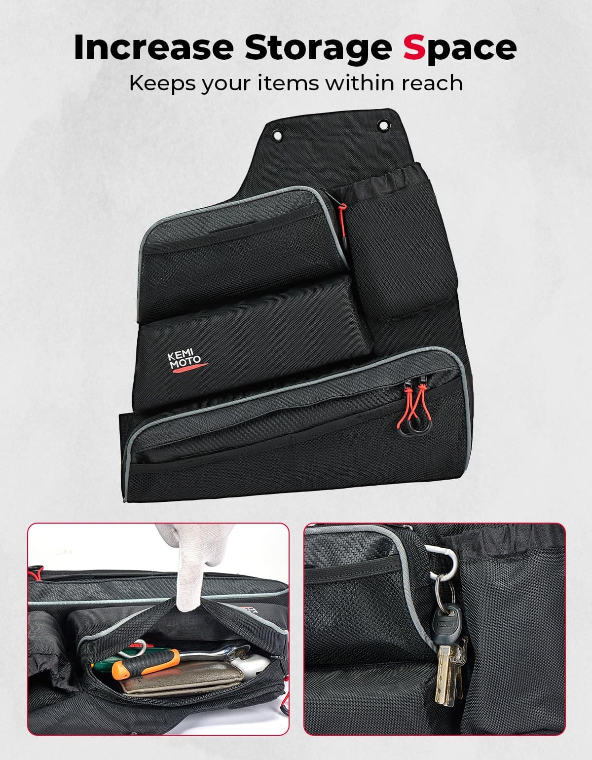 Photo of Kemimoto Door Bags for Can-Am Maverick Trail 1000 | 800 | 700 by Kemimoto - Premium for UTVs / Side by Sides