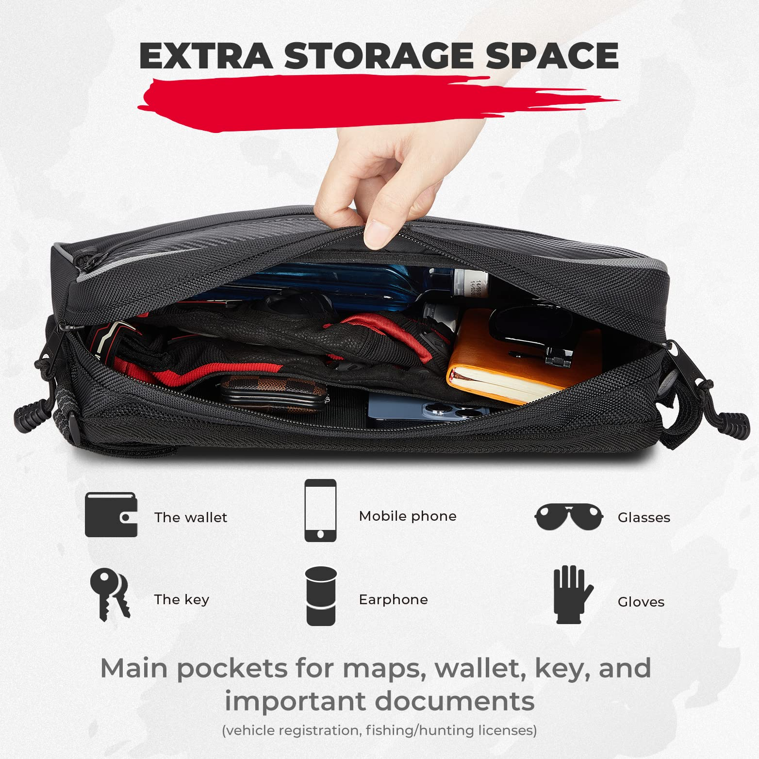 Photo of Storage Door Bags for CFMOTO ZForce 950 by Kemimoto - Premium for UTVs / Side by Sides