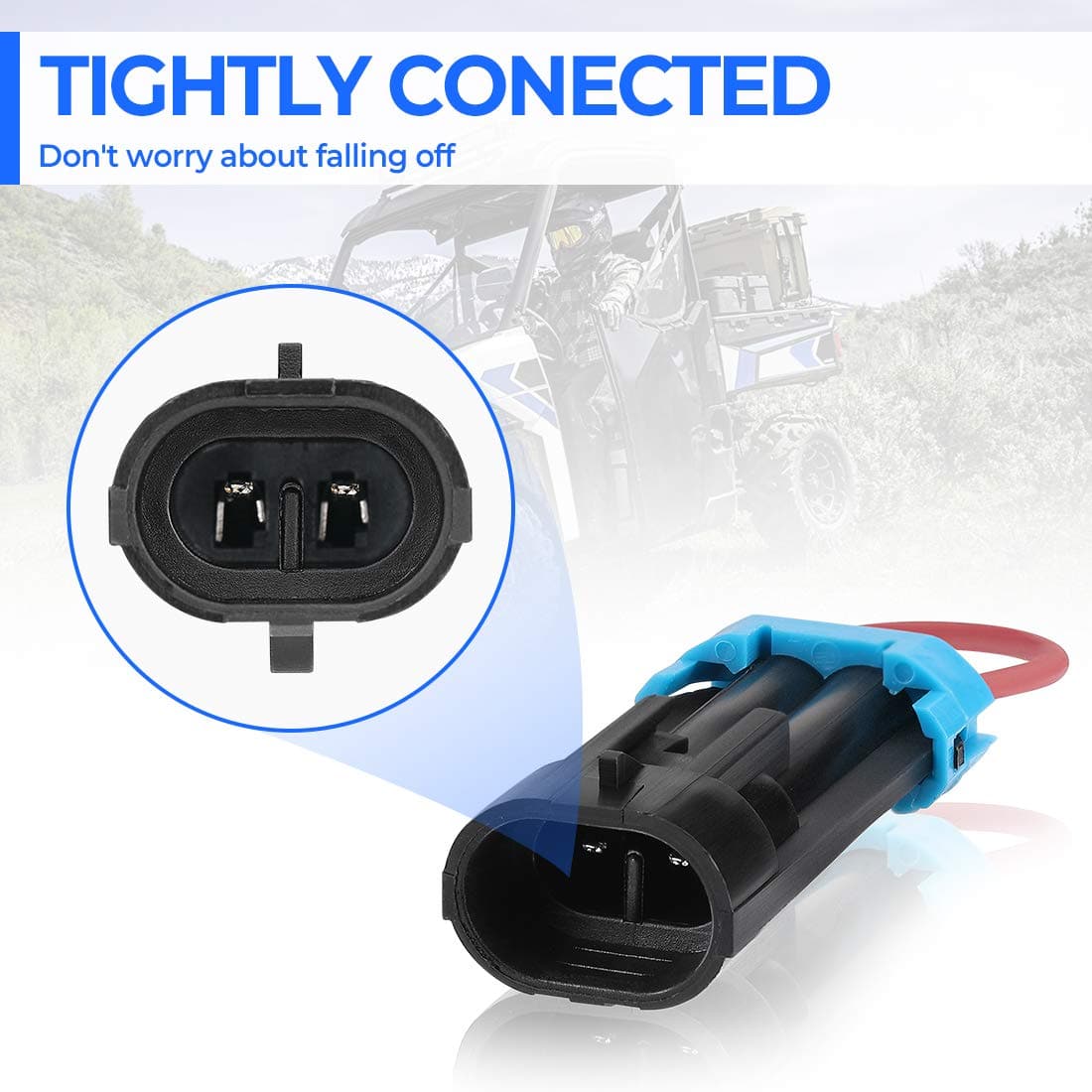 Photo of UTV Seat Belt Bypass(2 PCS) by Kemimoto - Premium for UTVs / Side by Sides