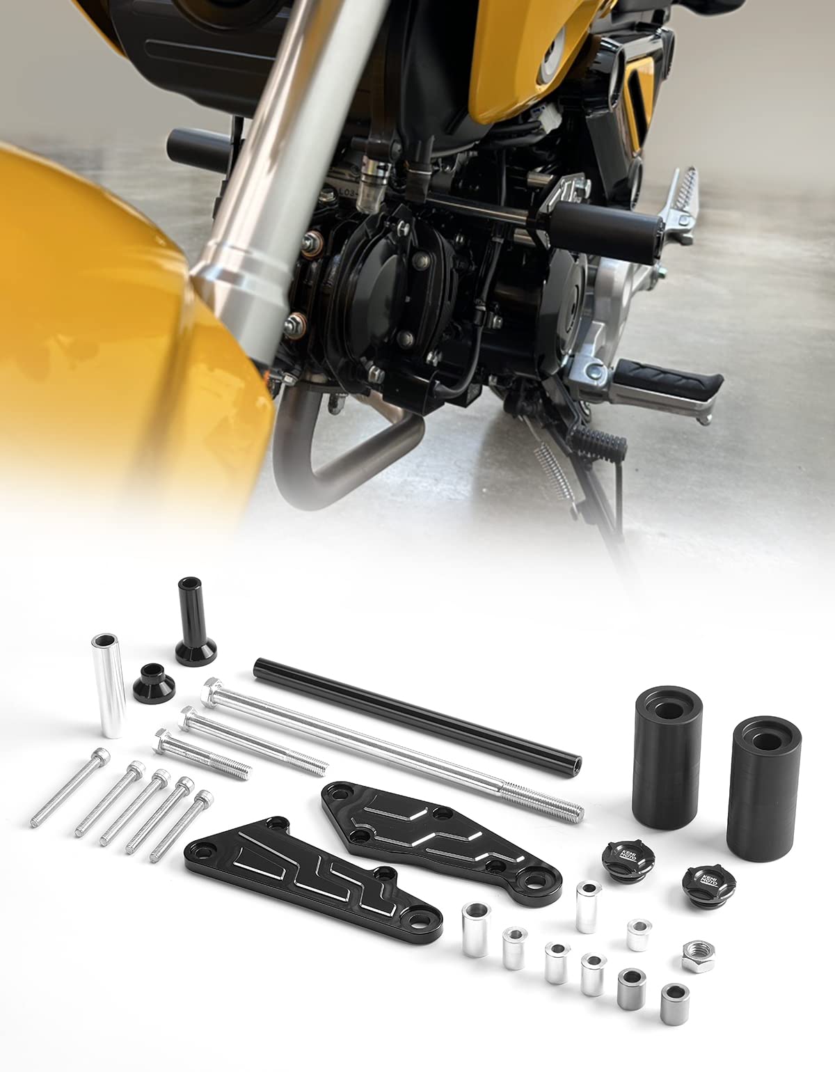 Photo of Kemimoto Frame Sliders for Grom 2022-2025 by Kemimoto - Premium for UTVs / Side by Sides