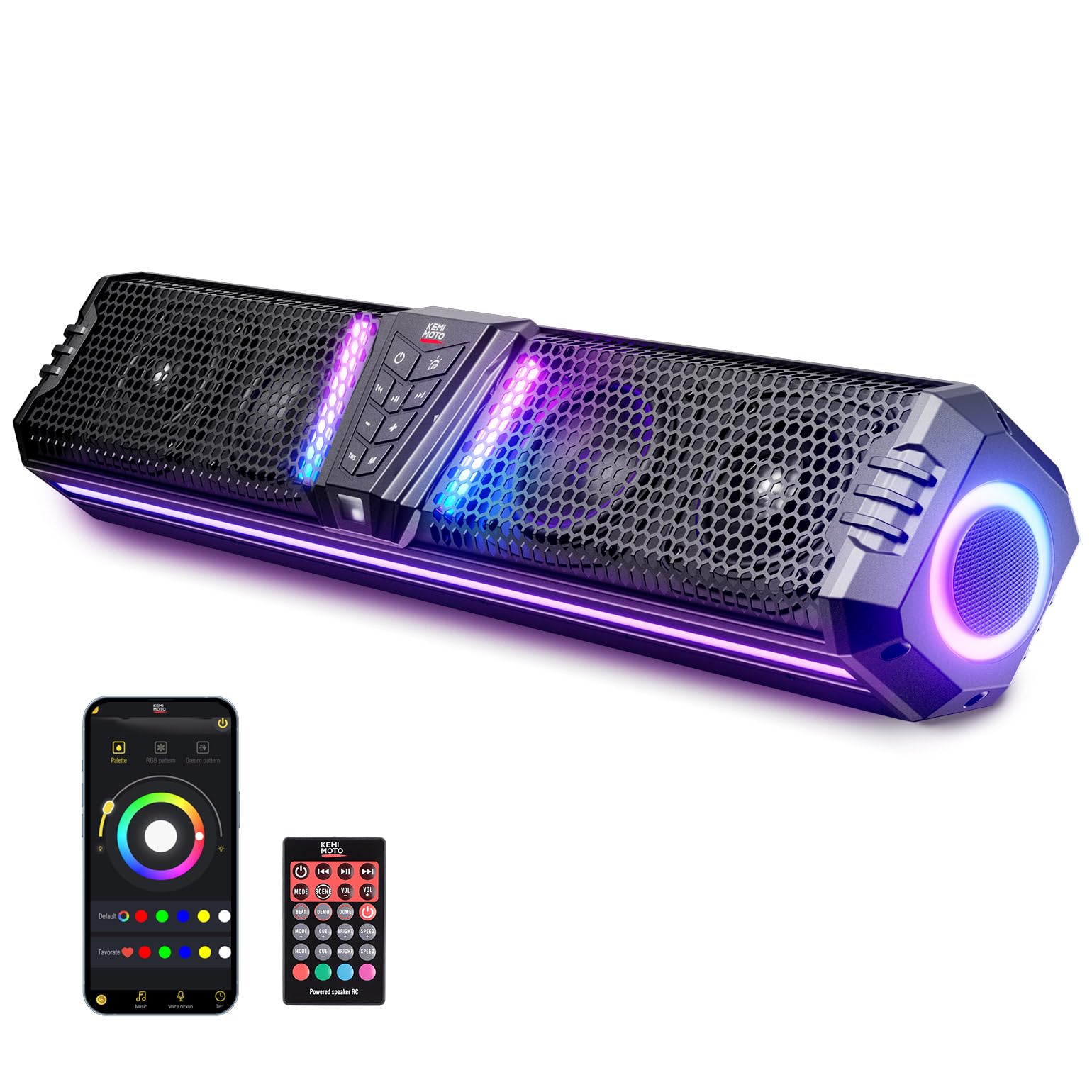 Photo of KEMIMOTO Midnight Sound Bar for Polaris RZR/570/800/900/XP/1000/Pro by Kemimoto - Premium for UTVs / Side by Sides