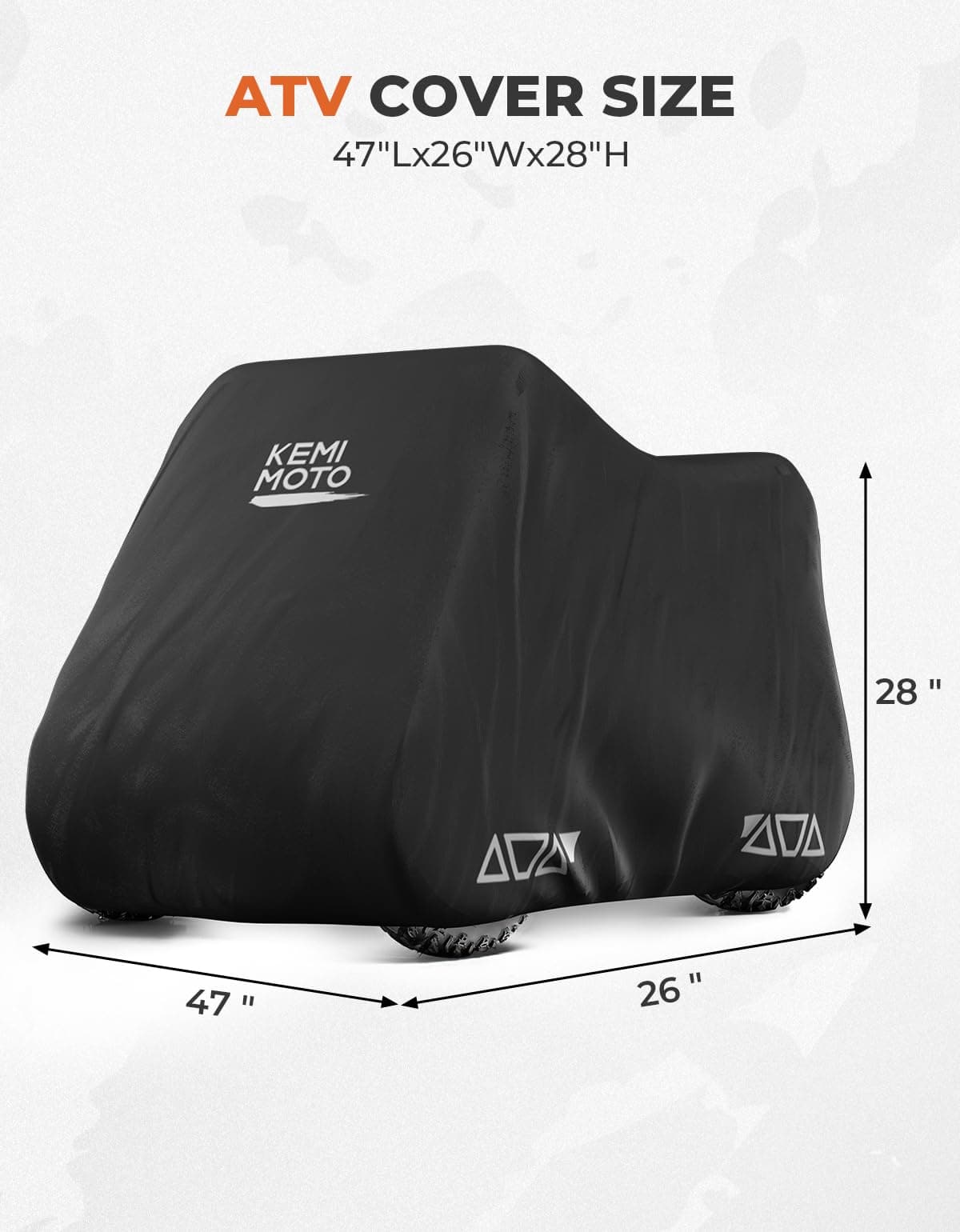 Photo of Small ATV 300D Heavy Duty Cover for X-PRO 40cc Eagle 40cc Razor Dirt Quad by Kemimoto - Premium for UTVs / Side by Sides