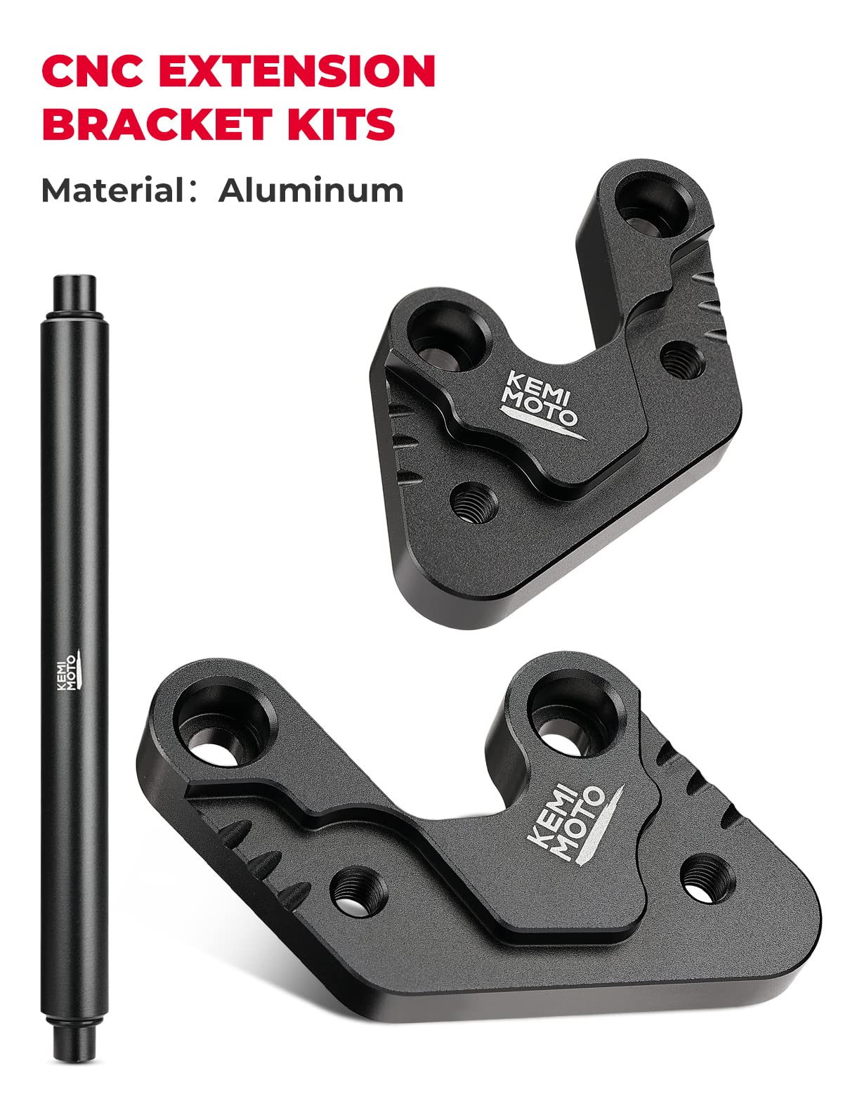 Photo of Kemimoto Foot Peg Extension Bracket Kits For Sur-Ron Light Bee Electric Bike by Kemimoto - Premium for UTVs / Side by Sides