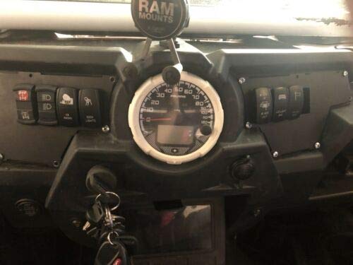 Photo of 2 Set 8 Switch Aluminum Dash Panel for Polaris RZR XP 1000 by Kemimoto - Premium for UTVs / Side by Sides