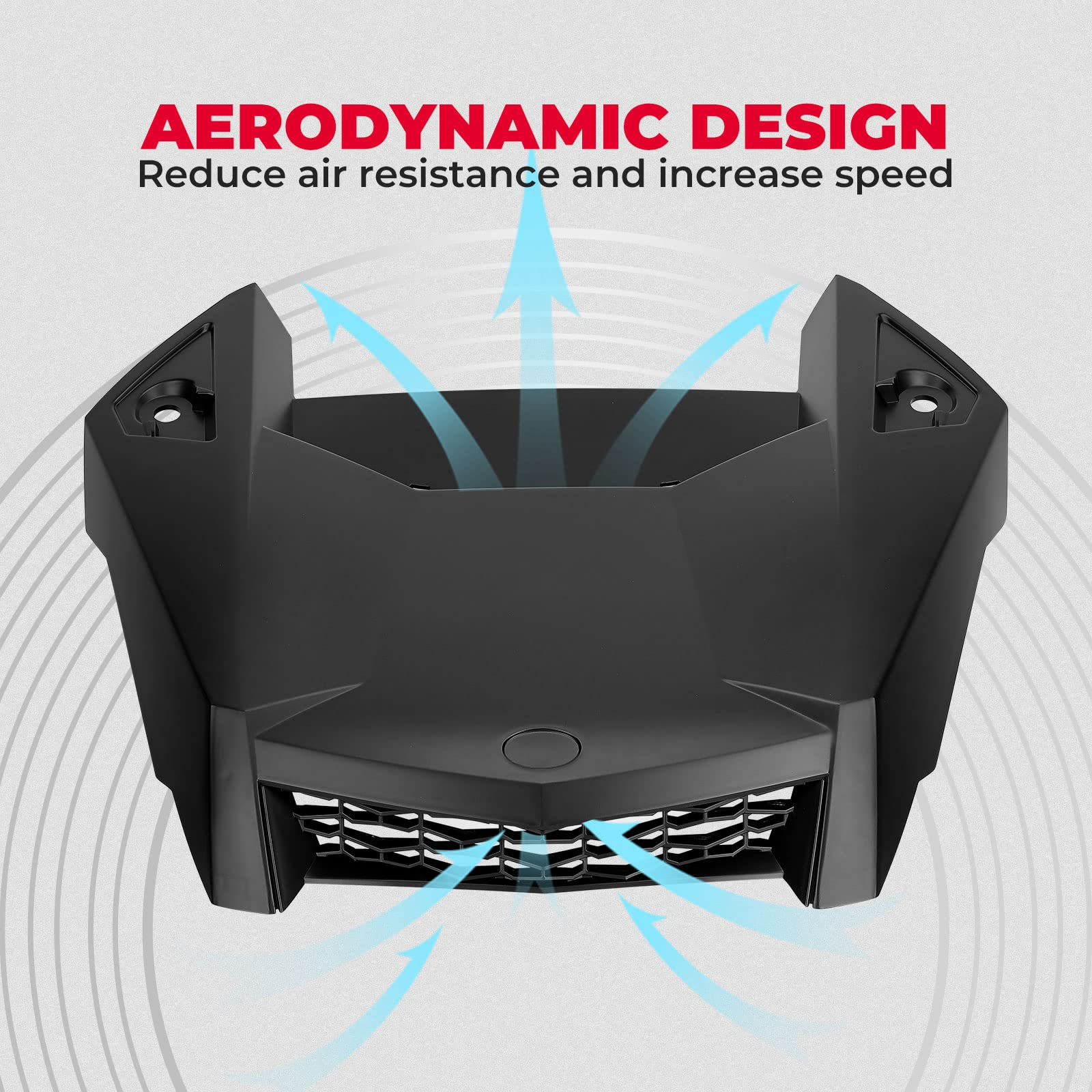 Photo of Kemimoto Hood Scoop Replacement Air Intake Cover Kit for Polaris RZR XP 1000 by Kemimoto - Premium for UTVs / Side by Sides
