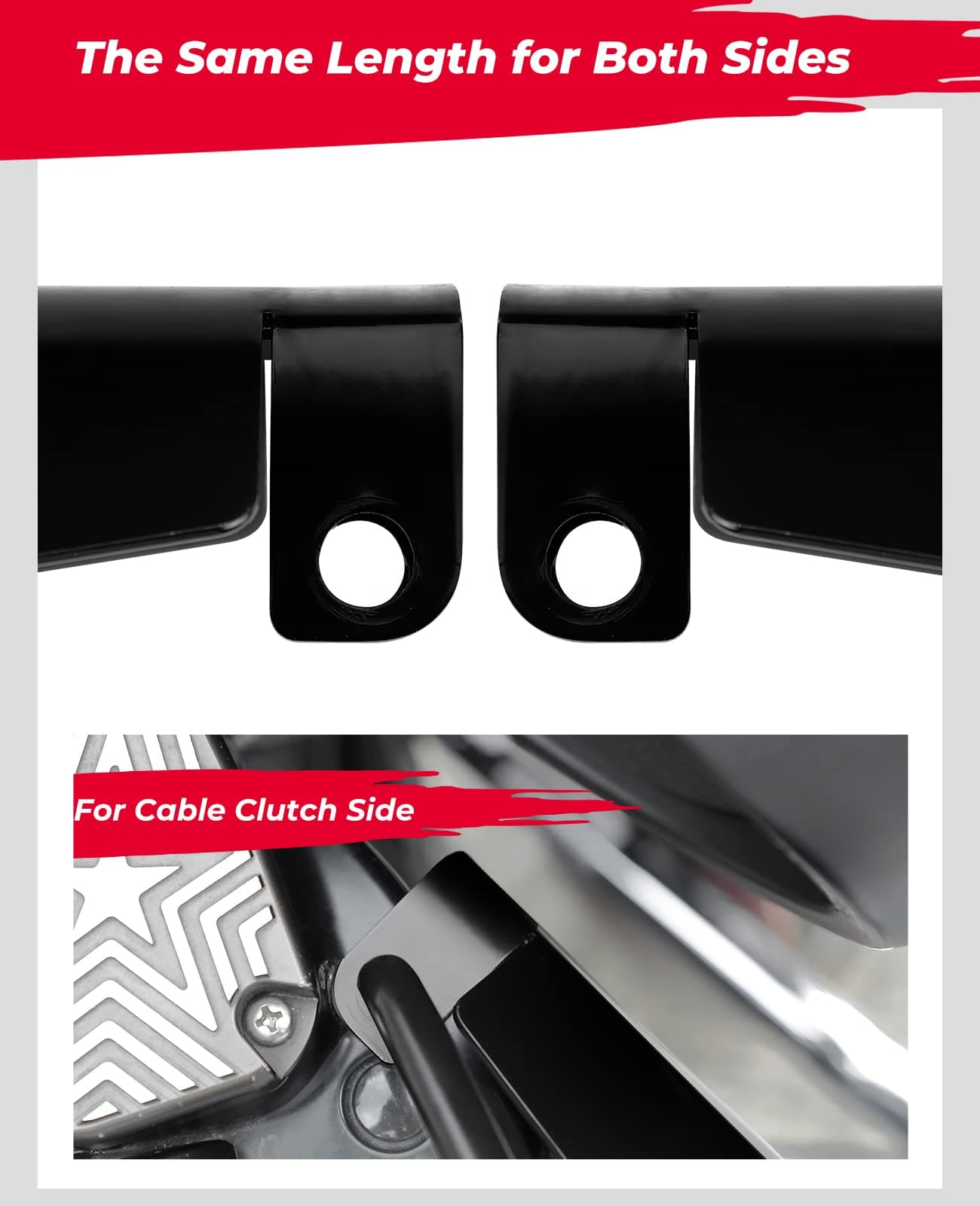 Photo of Motorcycle Handguard Shield 2 Pack for Harley by Kemimoto - Premium for UTVs / Side by Sides
