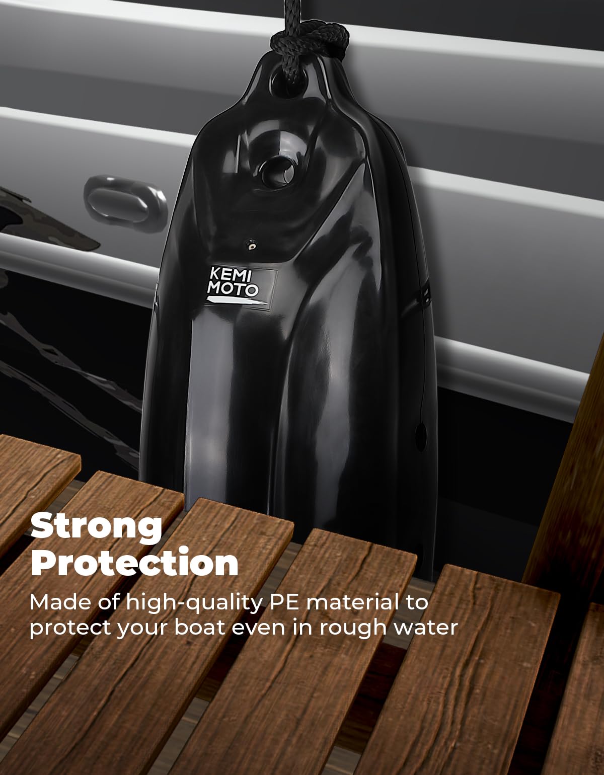 Photo of 2pcs Inflatable Boat Fenders Bumpers for 20-30ft Boat for Docking by Kemimoto - Premium for UTVs / Side by Sides