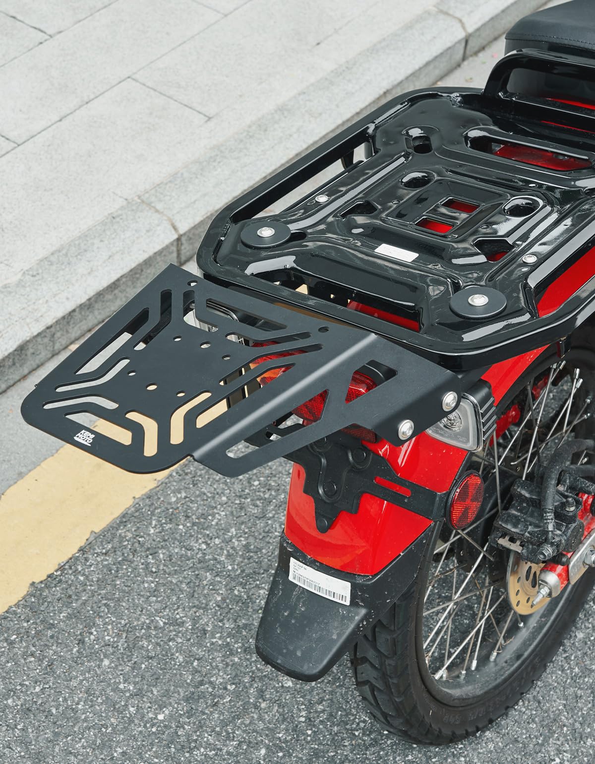 Photo of Rear Storage Rack for CT125 Trail 125 Hunter Cub 2021-2024 by Kemimoto - Premium for UTVs / Side by Sides