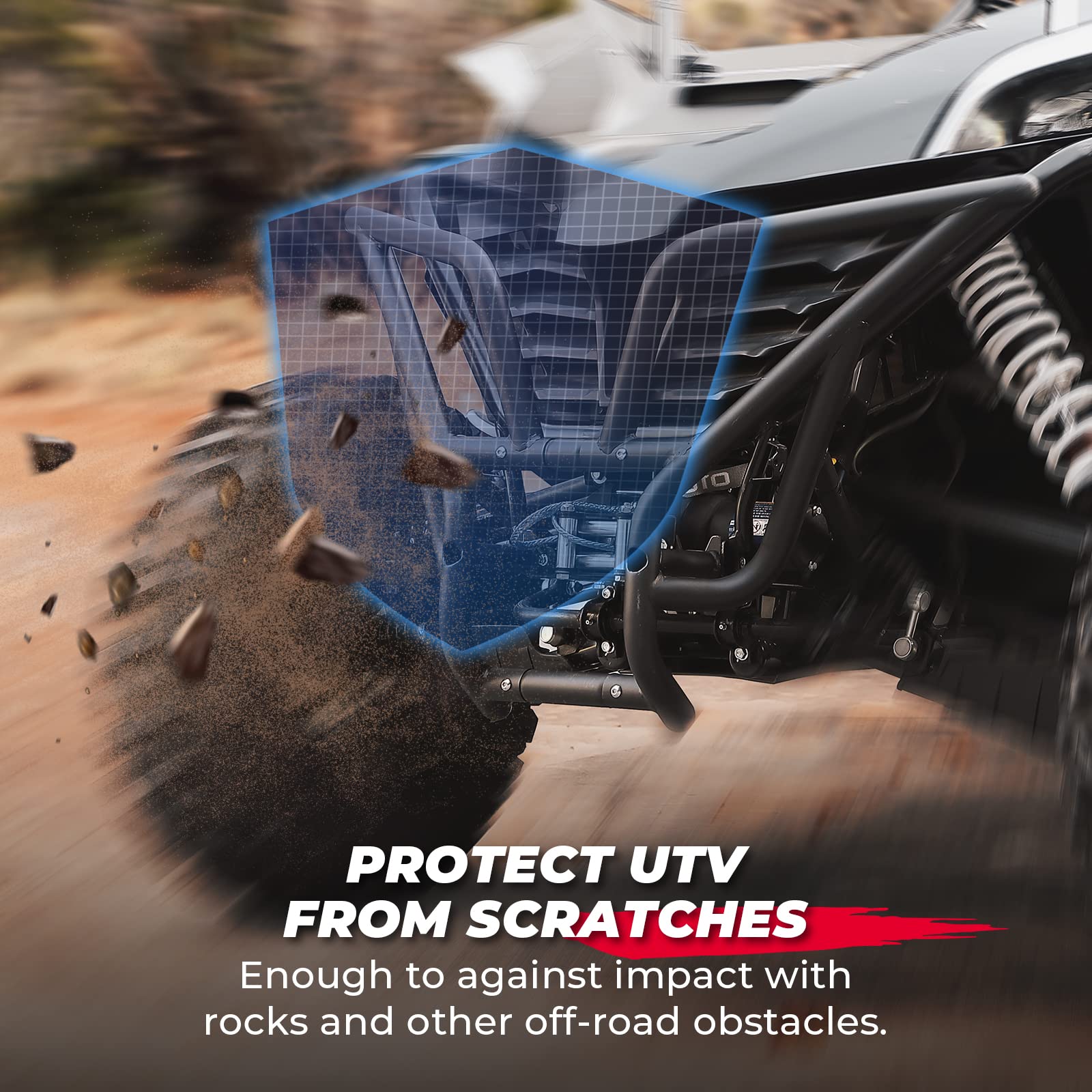 Photo of Kemimoto Front Bumper Brush Guard for CFMOTO ZForce 950 by Kemimoto - Premium for UTVs / Side by Sides