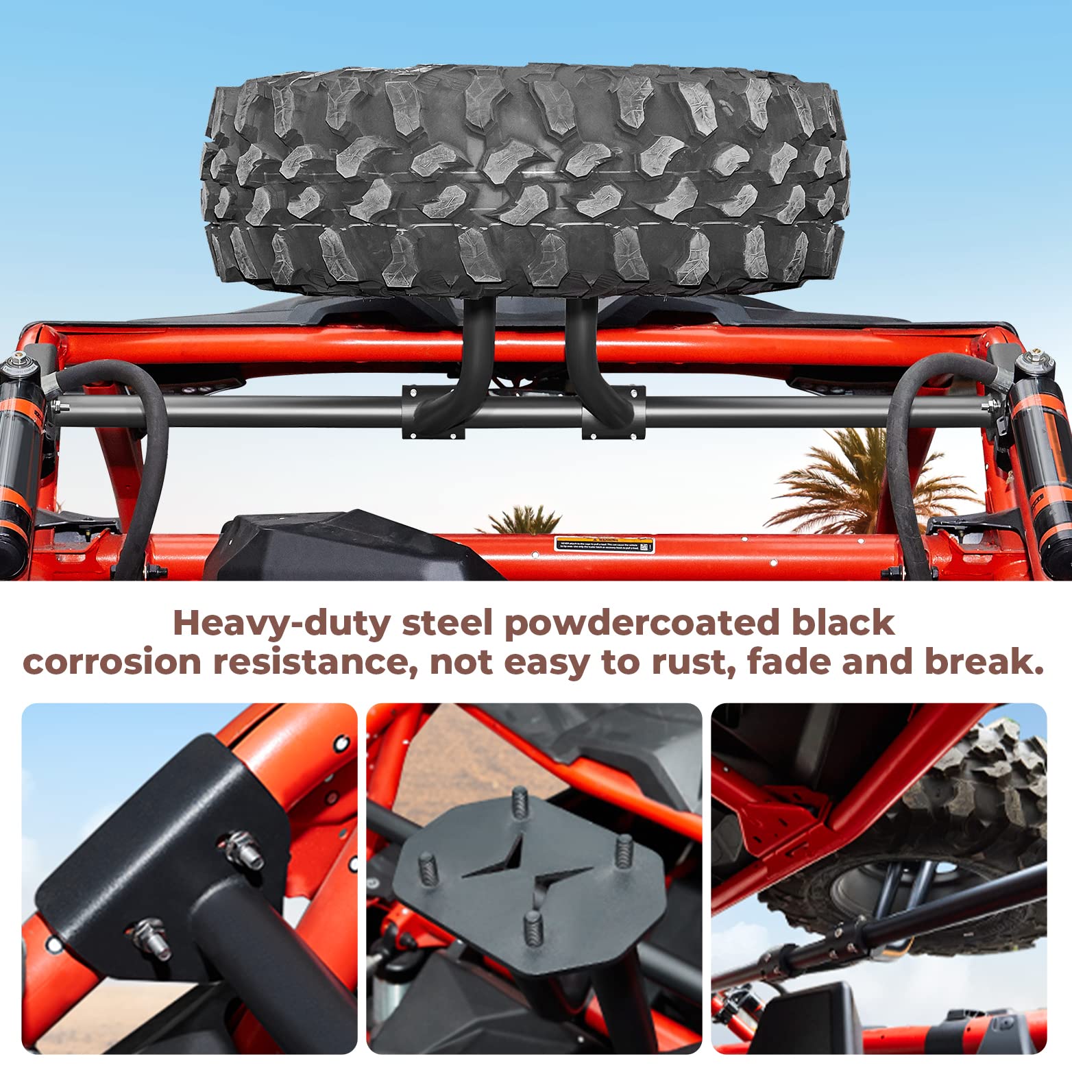 Spare Tire Mount for Can Am Maverick X3 / X3 Max