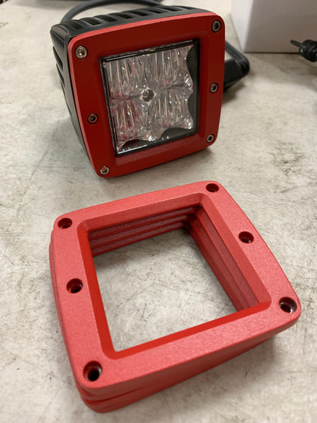 Photo of Red LED Pod Bezel by GGLighting - Premium for UTVs / Side by Sides