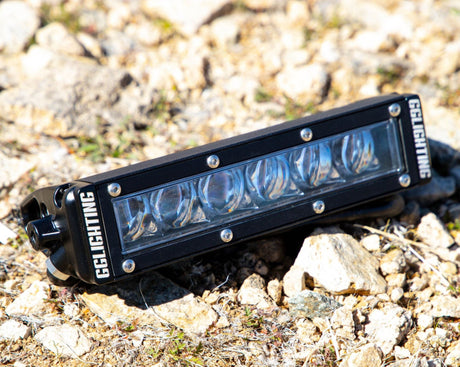 Photo of 6" Race Series Single Row LED Light Bar by GGLighting - Premium Light Bar for UTVs / Side by Sides