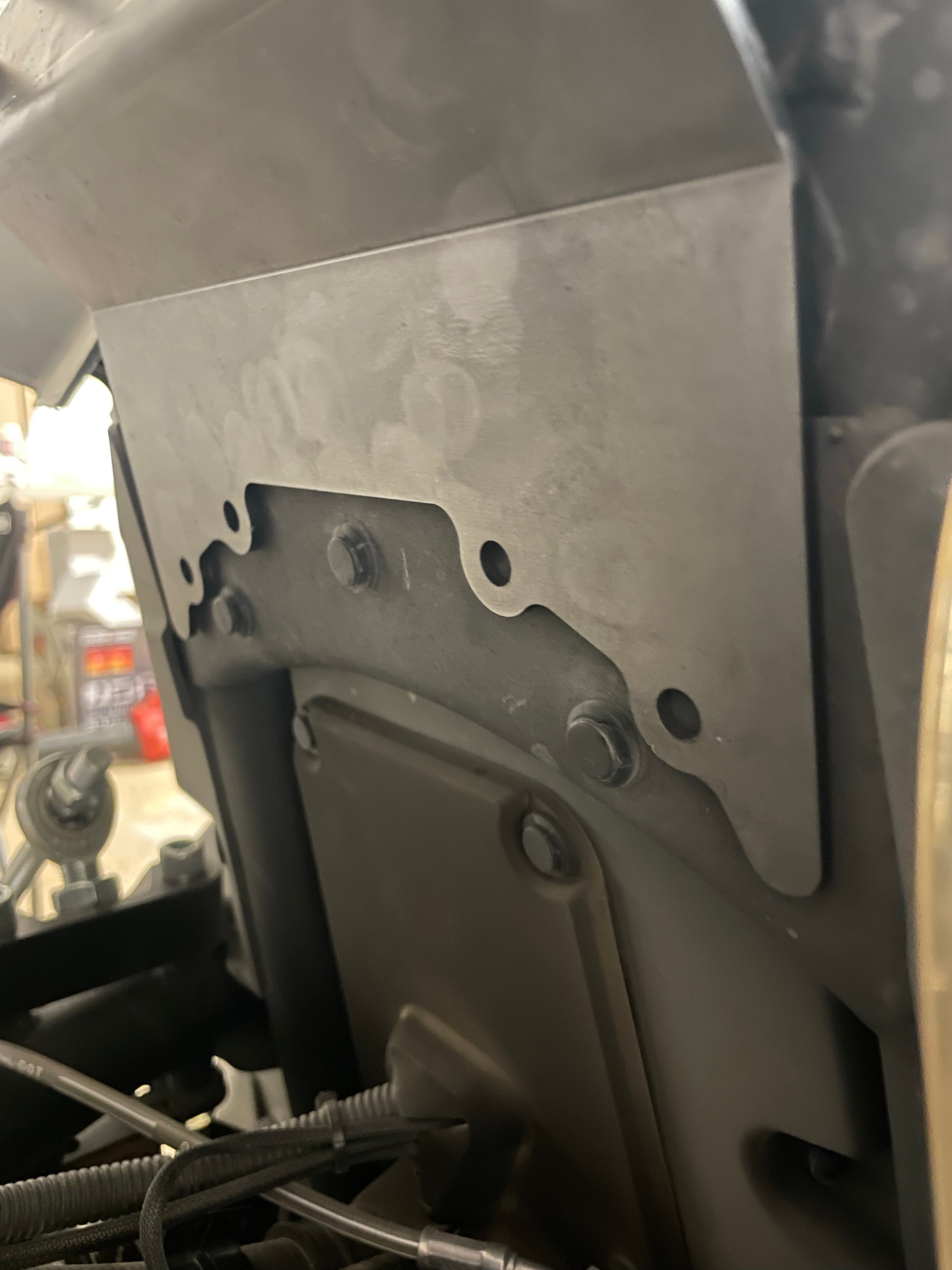 Photo of Can-Am Maverick X3 Shock Tower Bulkhead Bracket by LM-UTV - Premium Radius Rod Plate for UTVs / Side by Sides