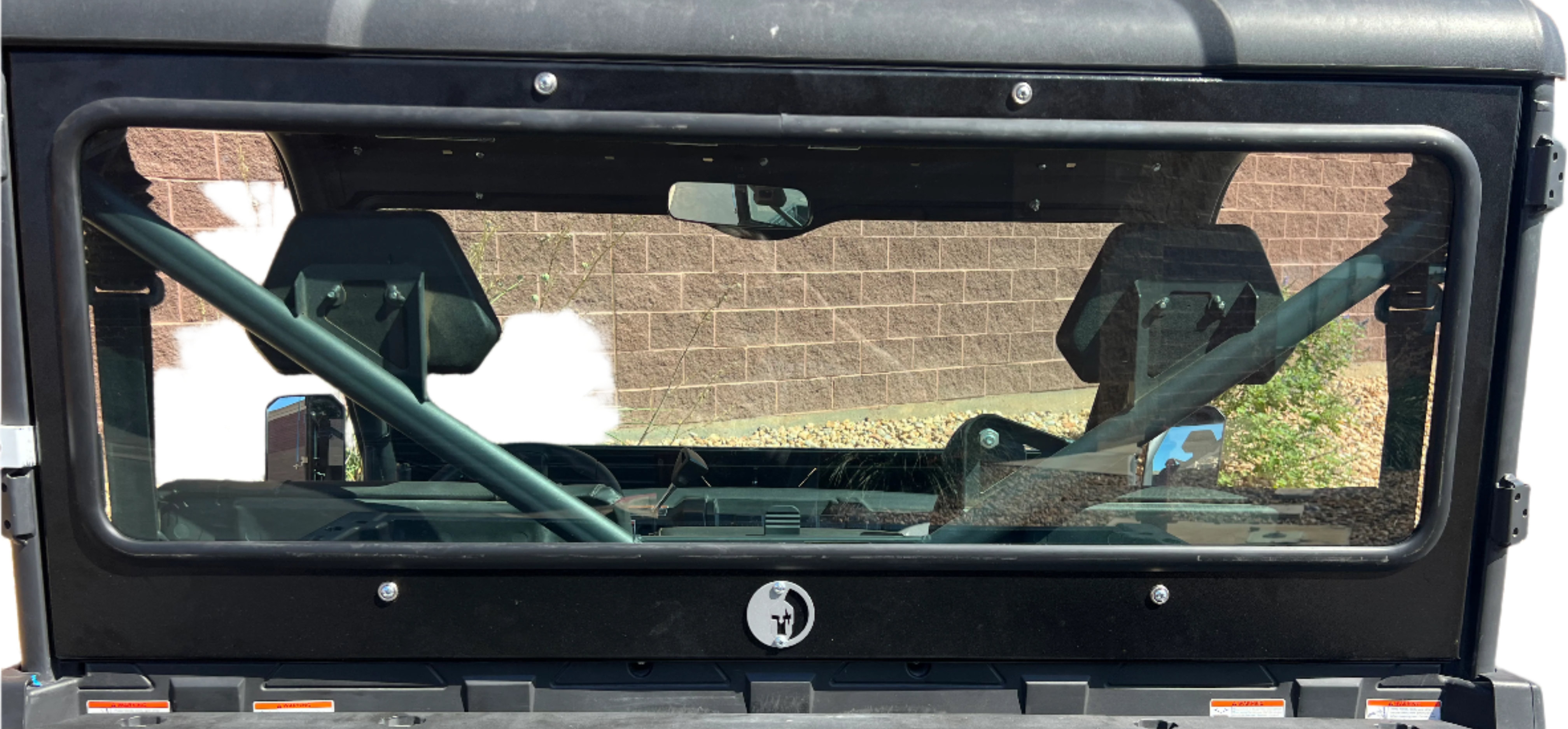 Photo of CF MOTO U Force 1000 REAR WINDSHIELD 2019+ by Dirt Warrior Accessories - Premium WINDSHIELD for UTVs / Side by Sides