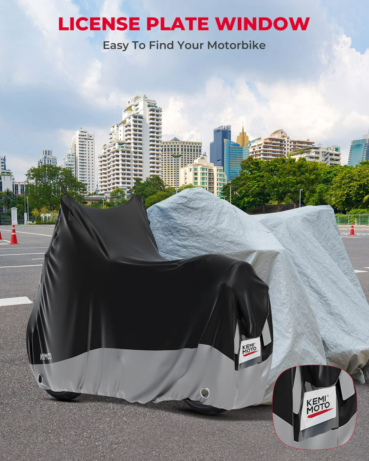 Photo of Waterproof Motorcycle Cover for Grom MSX125 by Kemimoto - Premium for UTVs / Side by Sides