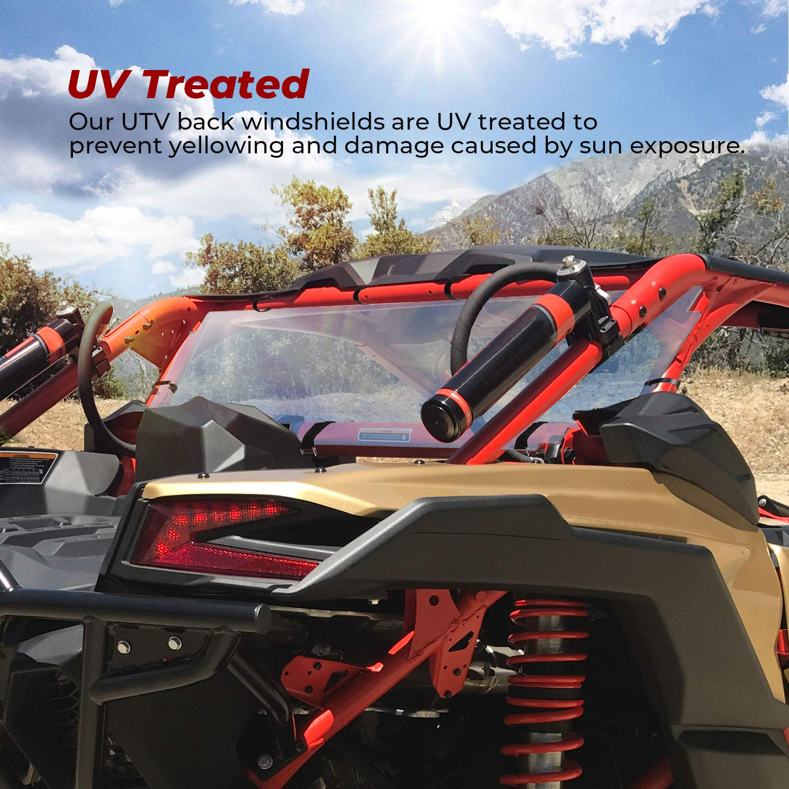 Photo of Soft Cab Enclosure and Rear Windshield for Can-Am Maverick X3 MAX by Kemimoto - Premium for UTVs / Side by Sides