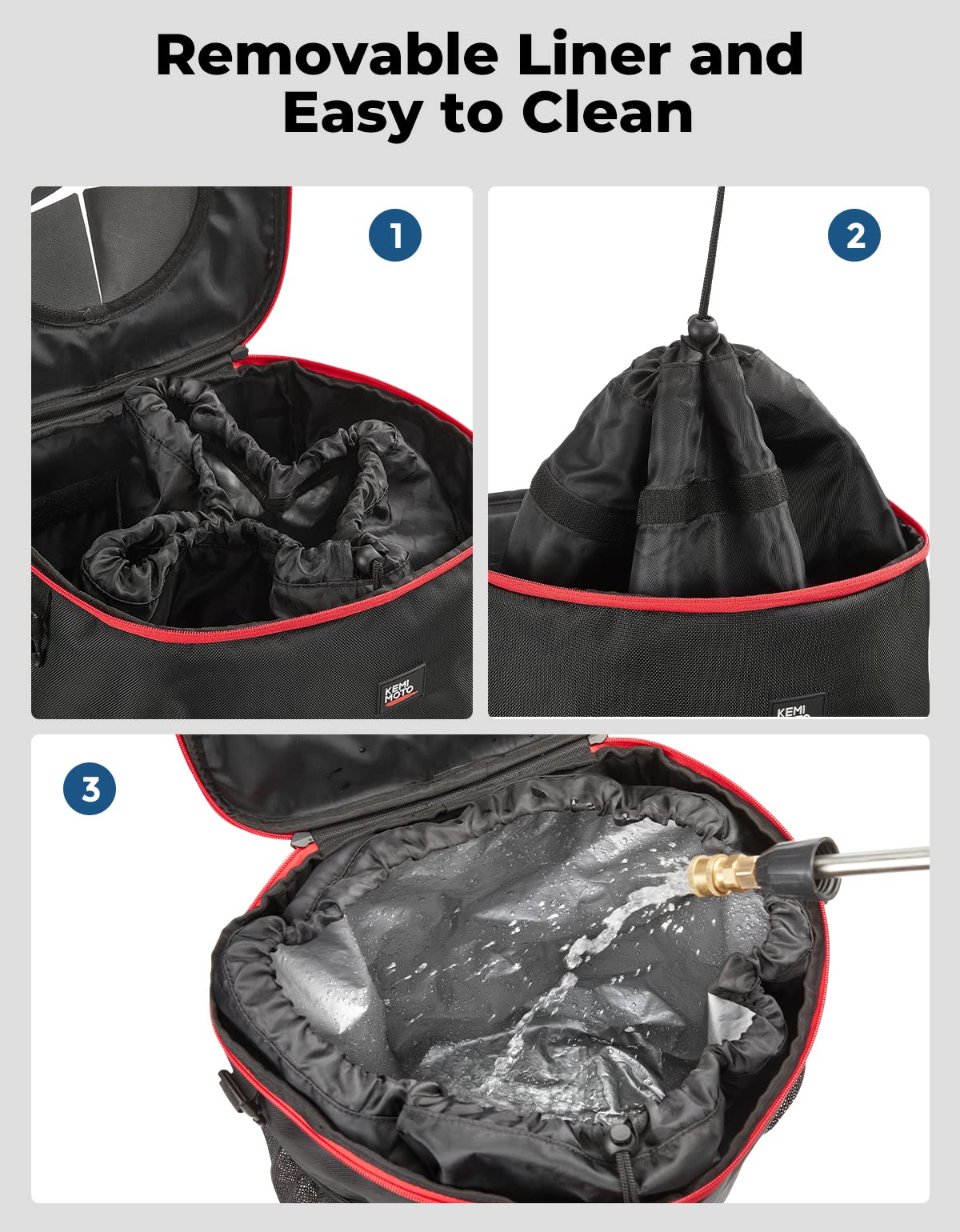 Photo of Portable Trash Can For Boating, Camping, RVing by Kemimoto - Premium for UTVs / Side by Sides