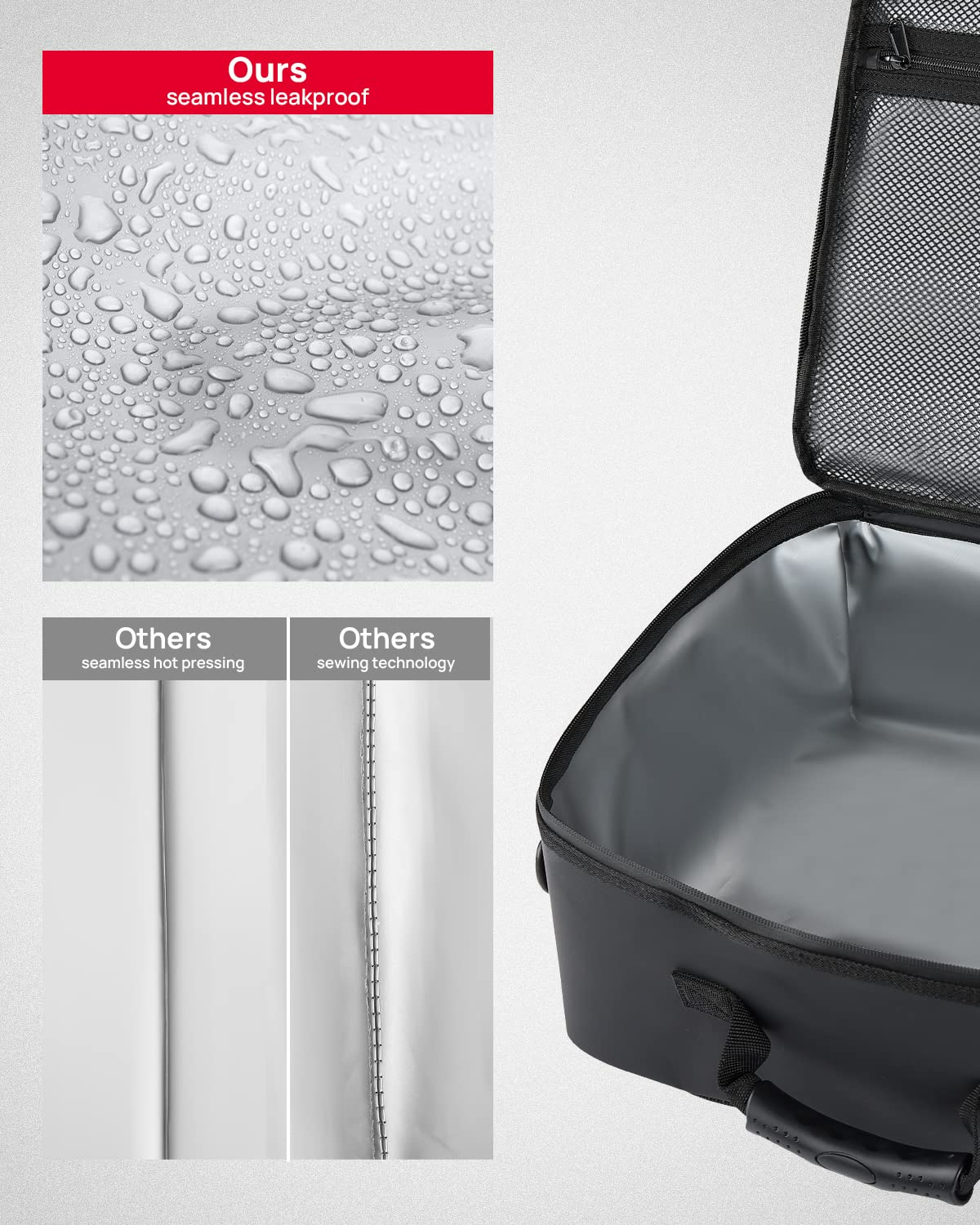 Photo of Motorcycle Universal Cooler Tail Bag 16L by Kemimoto - Premium for UTVs / Side by Sides