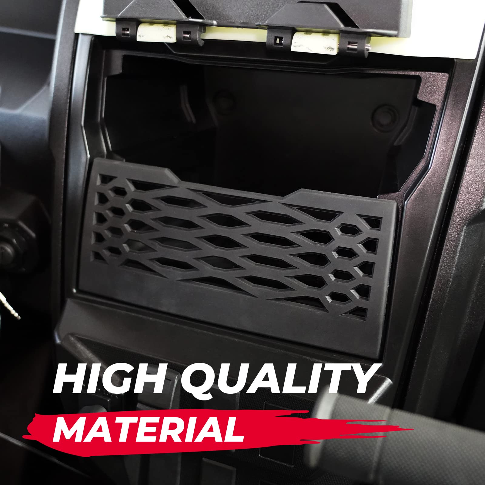 Photo of UTV Dashboard Dash Net with Anti-Slip Tray for Kawasaki Teryx by Kemimoto - Premium for UTVs / Side by Sides