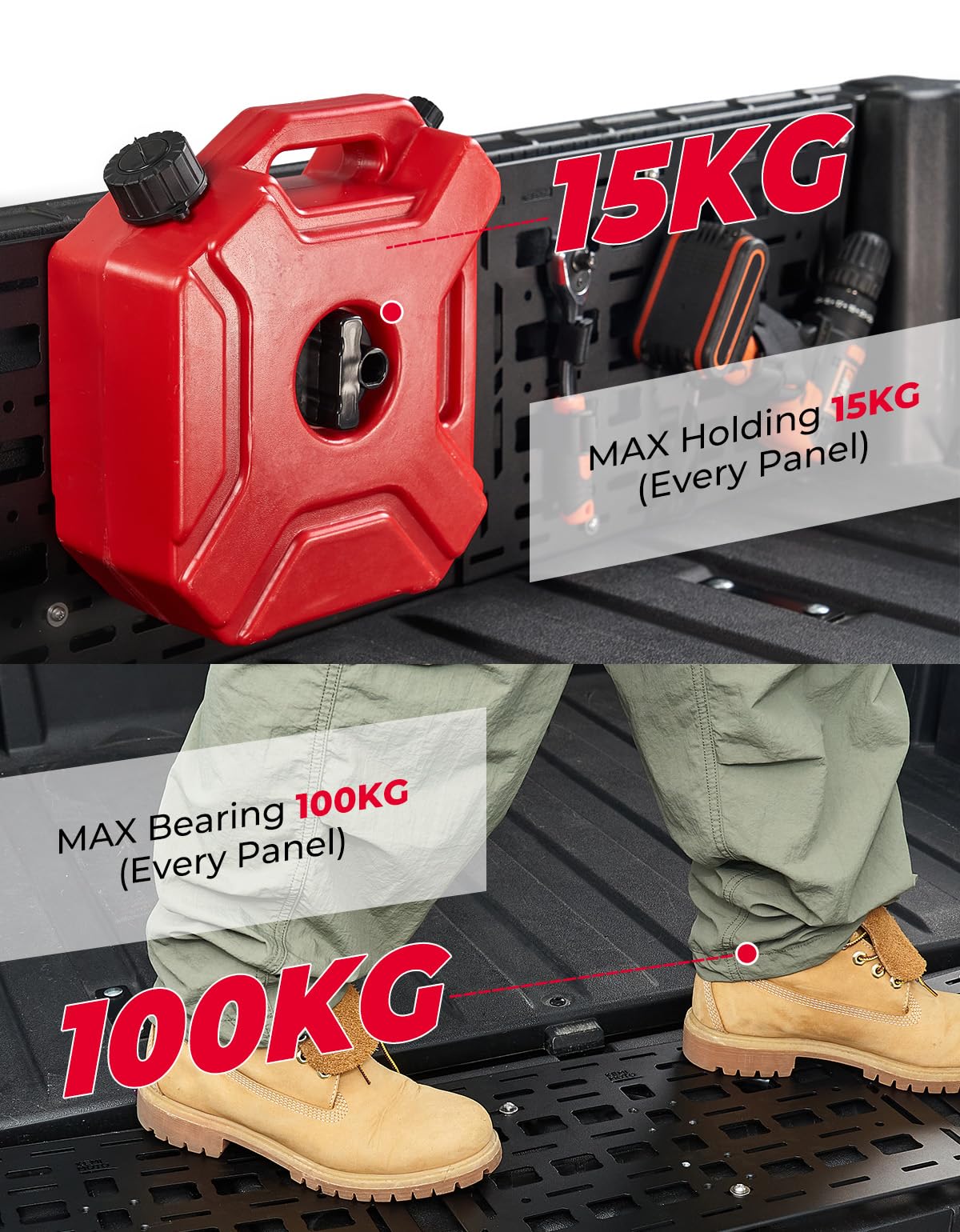 Photo of Molle Panel 3-Pack for Can-Am Defender HD10|9|8|7|5 by Kemimoto - Premium for UTVs / Side by Sides