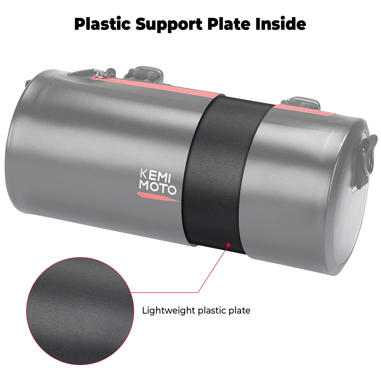 Photo of Motorcycle Universal Handlebar Bag by Kemimoto - Premium for UTVs / Side by Sides