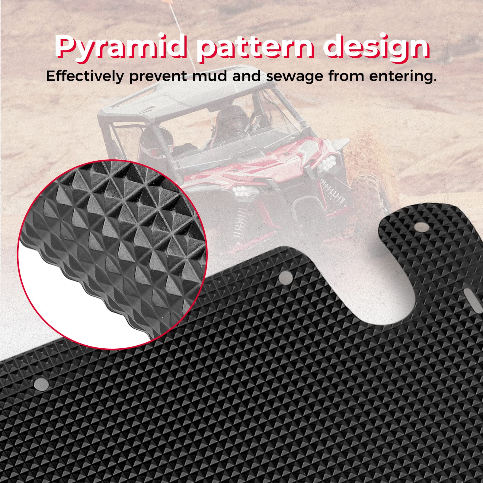 Photo of Mud Guard For Honda Talon 1000R/ 1000X/ 1000X-4 by Kemimoto - Premium for UTVs / Side by Sides