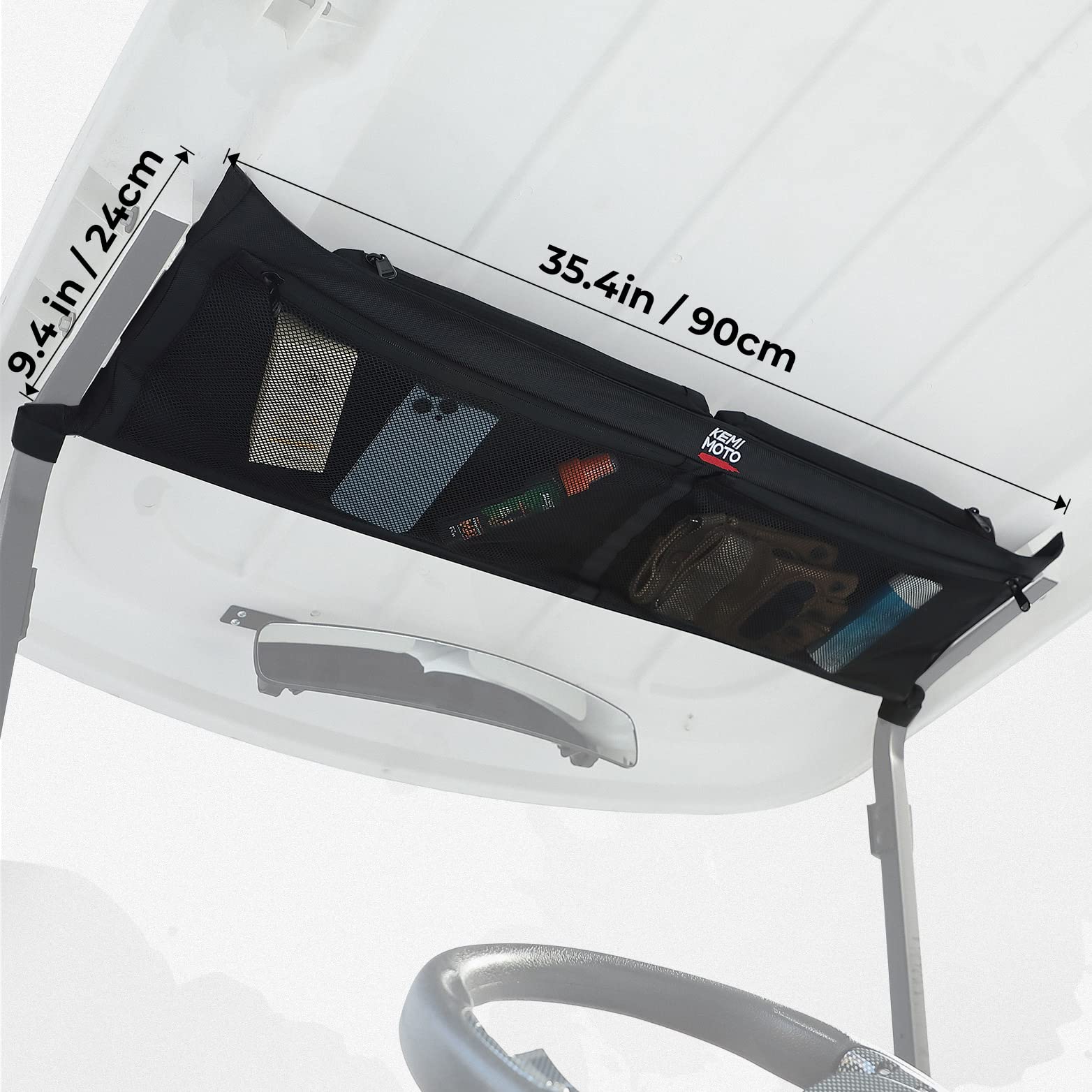 Photo of Golf Cart Overhead Storage Bag for Precedent, Tempo, Onward by Kemimoto - Premium for UTVs / Side by Sides