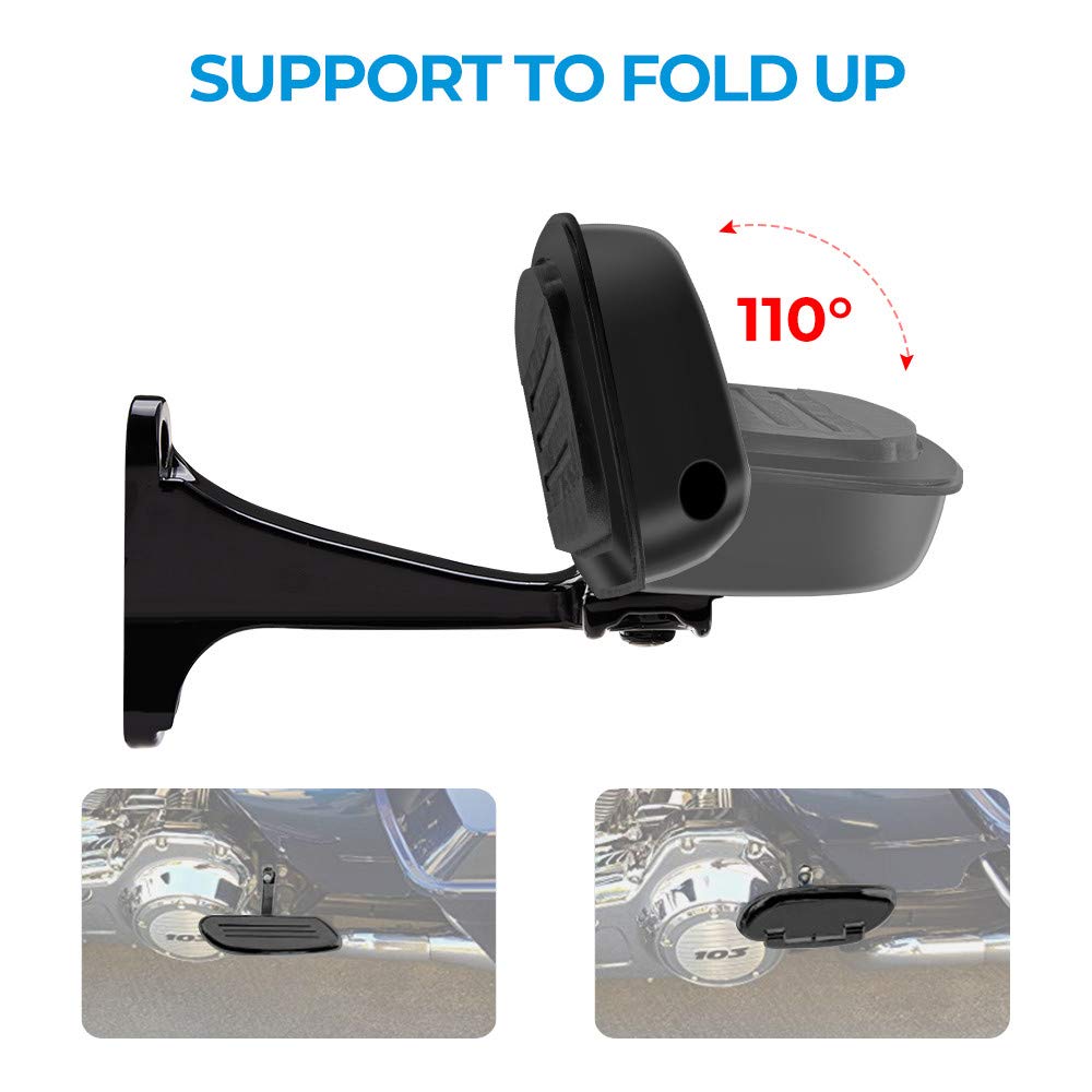 Photo of Motorcycle Footpegs For Touring models by Kemimoto - Premium for UTVs / Side by Sides
