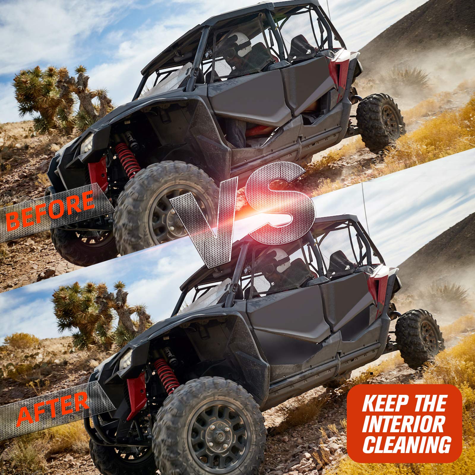 Photo of UTV Half Lower Door Panel for Honda Talon 1000X-4 2020-2025 by Kemimoto - Premium for UTVs / Side by Sides