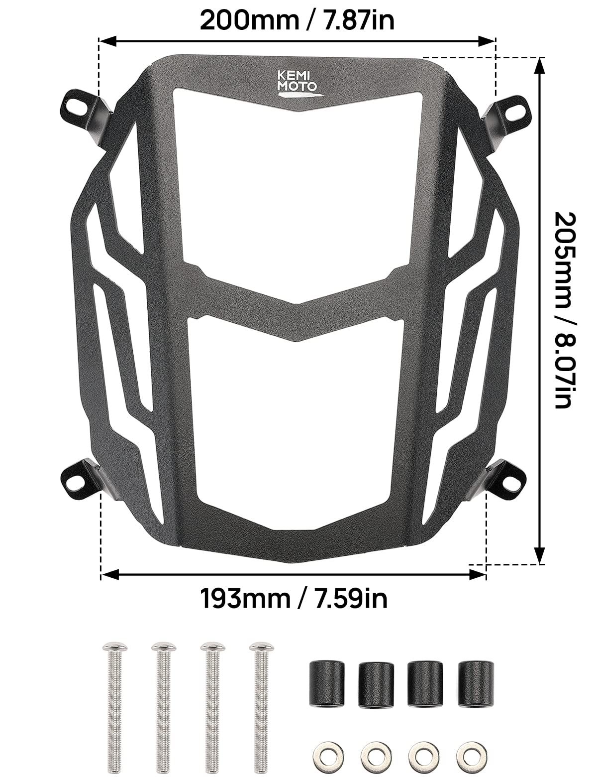 Photo of Kemimoto Front Headlight Cover for GROM MSX125 2022-2024 by Kemimoto - Premium for UTVs / Side by Sides