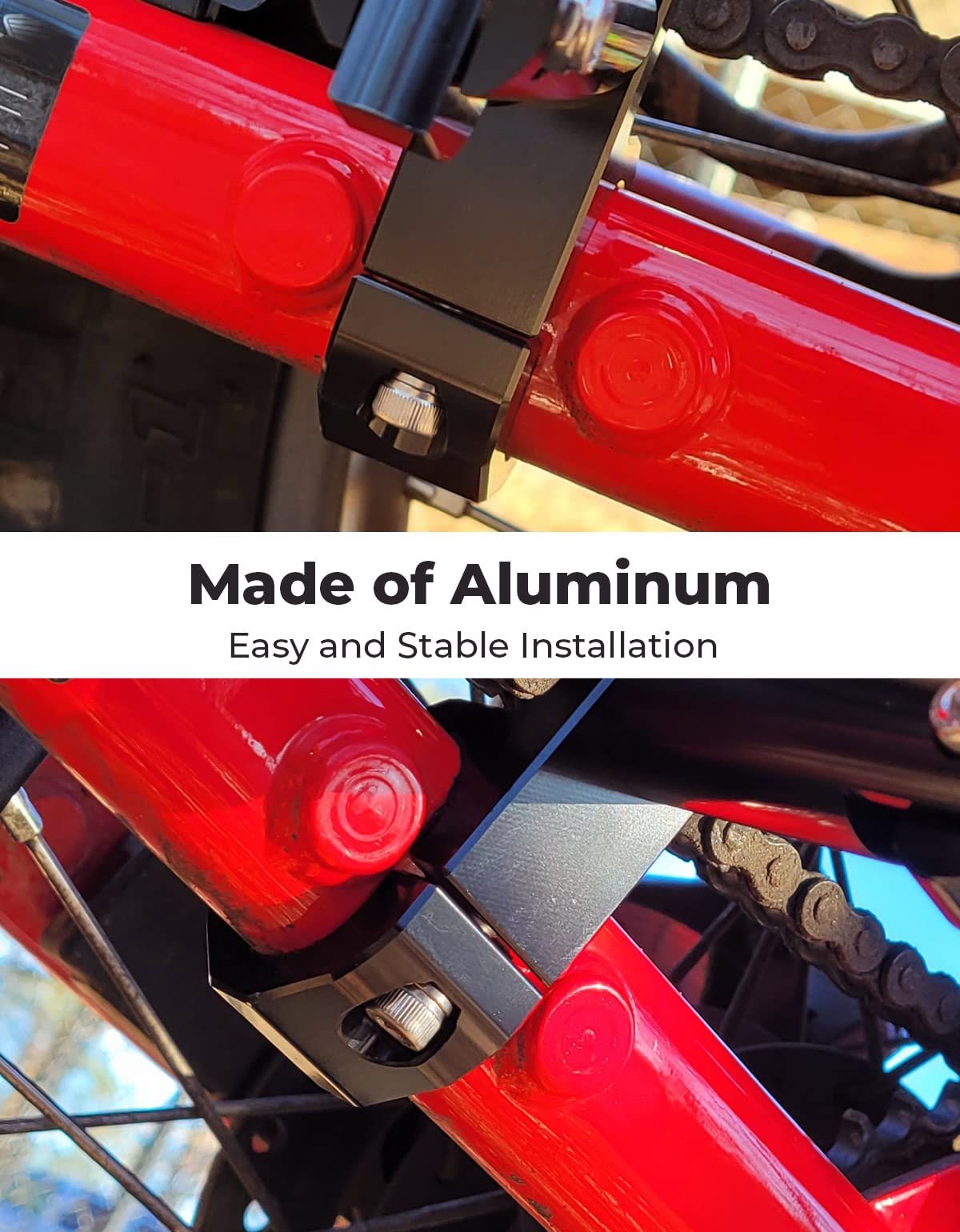 Photo of Rear Passenger Footrest Foot Pegs for CT125 Trail 125 by Kemimoto - Premium for UTVs / Side by Sides