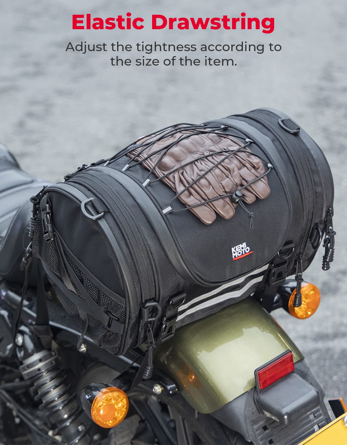 Photo of 25L Motorcycle Travel Luggage Bags by Kemimoto - Premium for UTVs / Side by Sides
