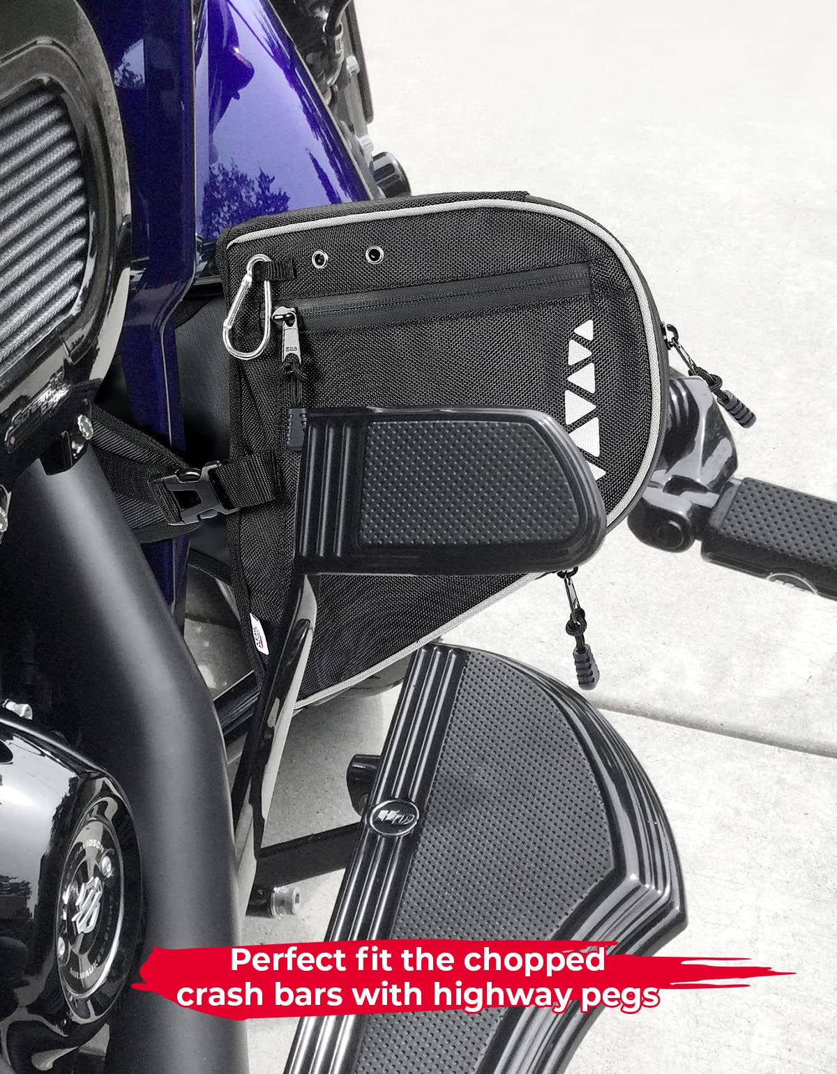 Photo of Motorcycle Leg Warmers for Touring and Trike Models 1980-2024 by Kemimoto - Premium for UTVs / Side by Sides