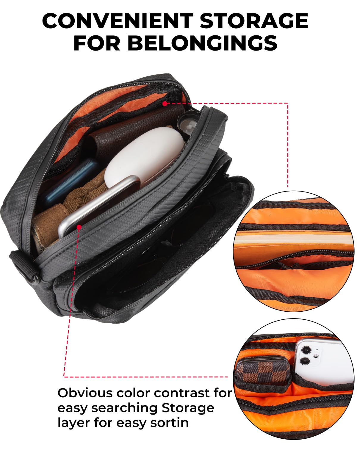 Photo of Motorcycle Handlebar Bag with Waterproof Cover by Kemimoto - Premium for UTVs / Side by Sides