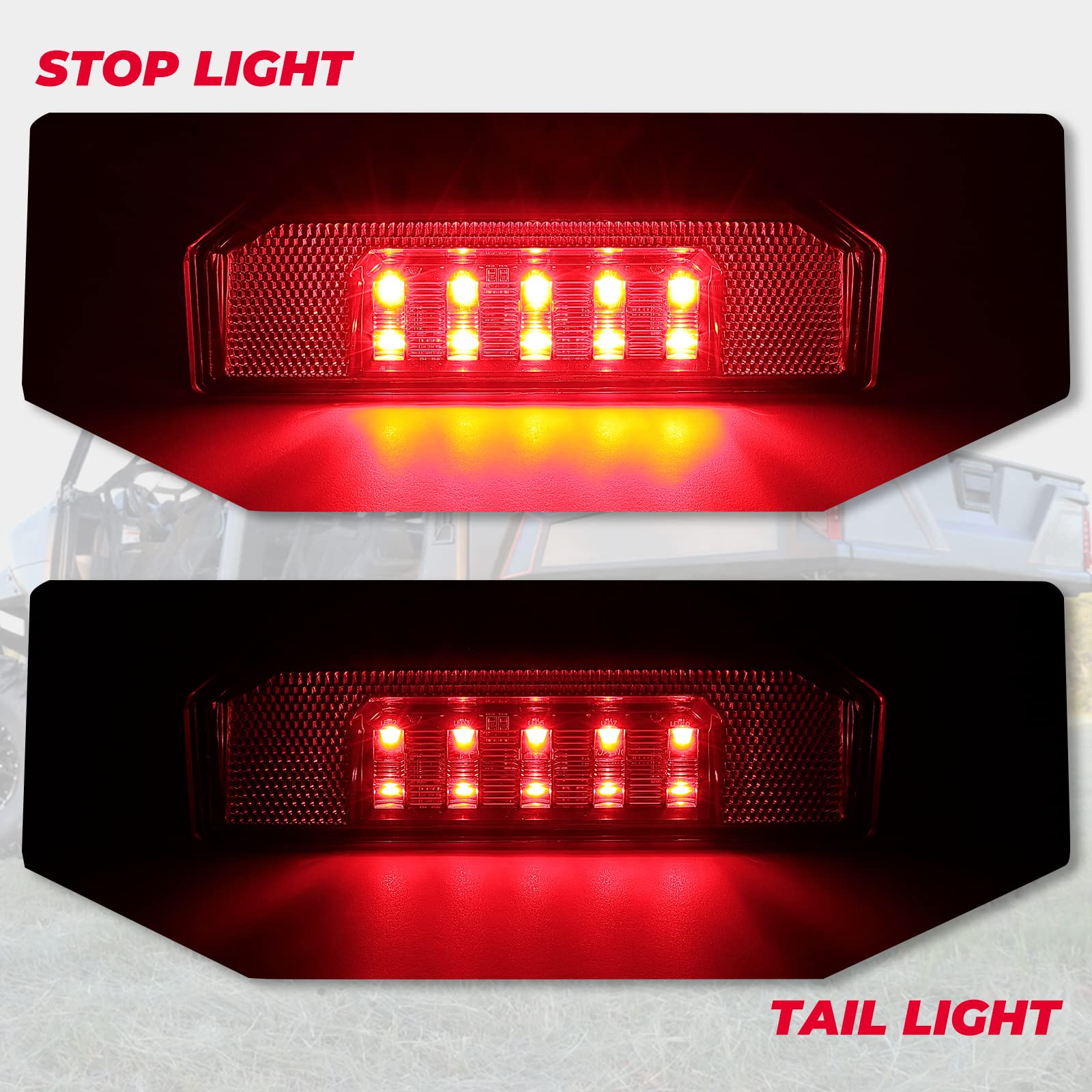 Photo of Tail Light for Polaris Ranger / General (1 PCS) by Kemimoto - Premium for UTVs / Side by Sides