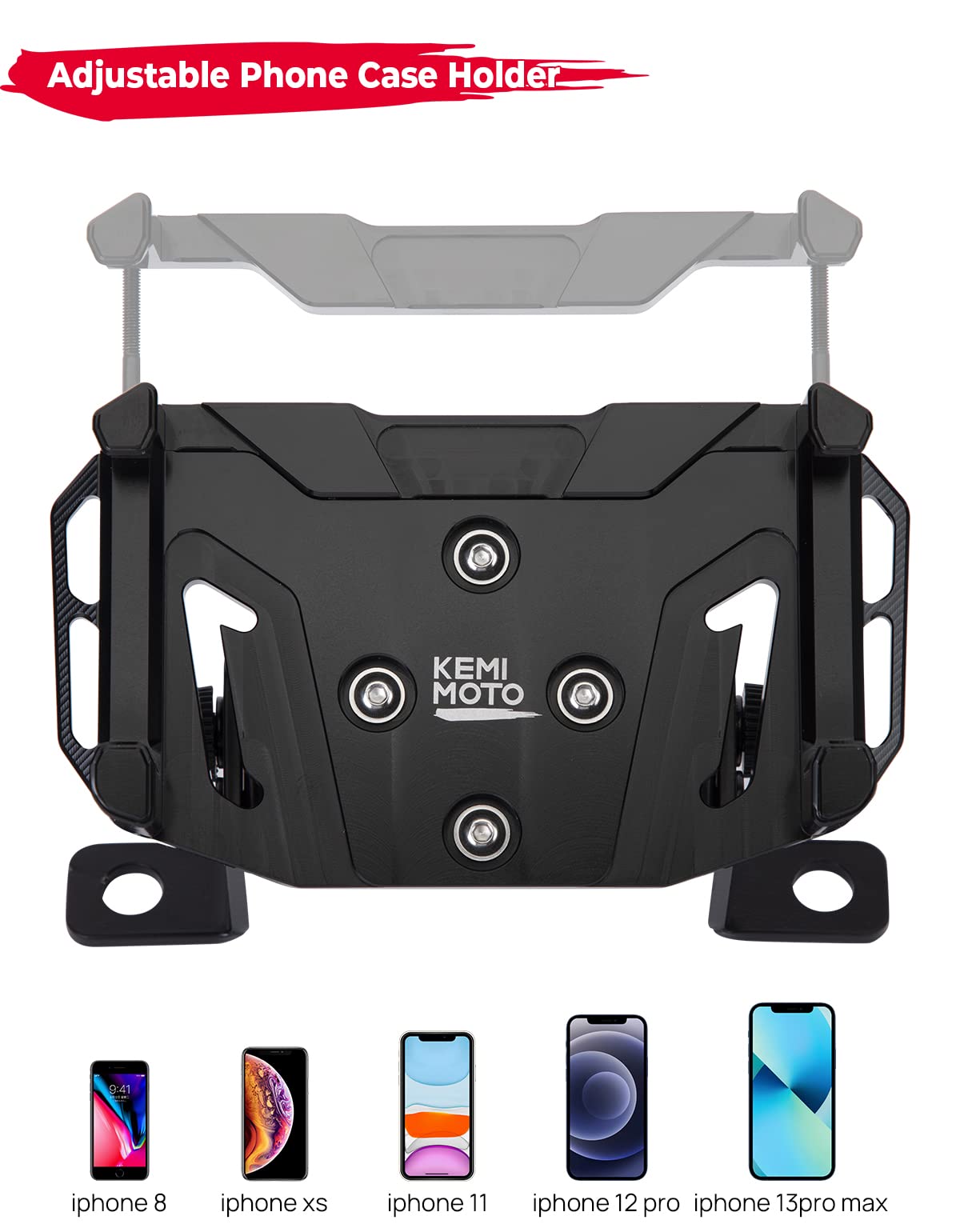 Photo of Magnetic Phone Mount Holder for Sportster S Rh1250 by Kemimoto - Premium for UTVs / Side by Sides
