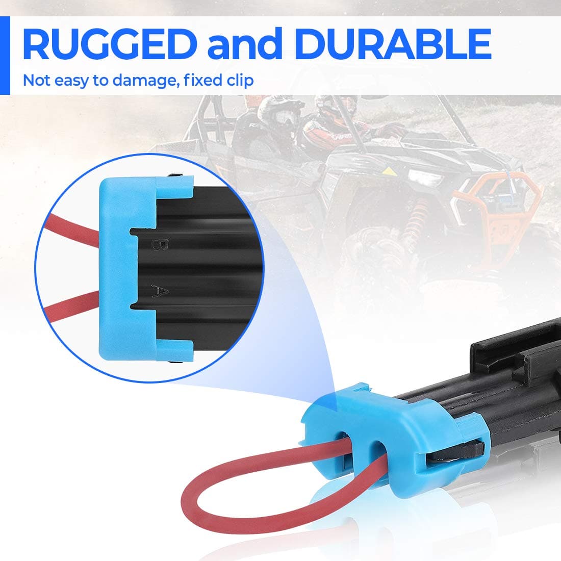 Photo of UTV Seat Belt Bypass(2 PCS) by Kemimoto - Premium for UTVs / Side by Sides
