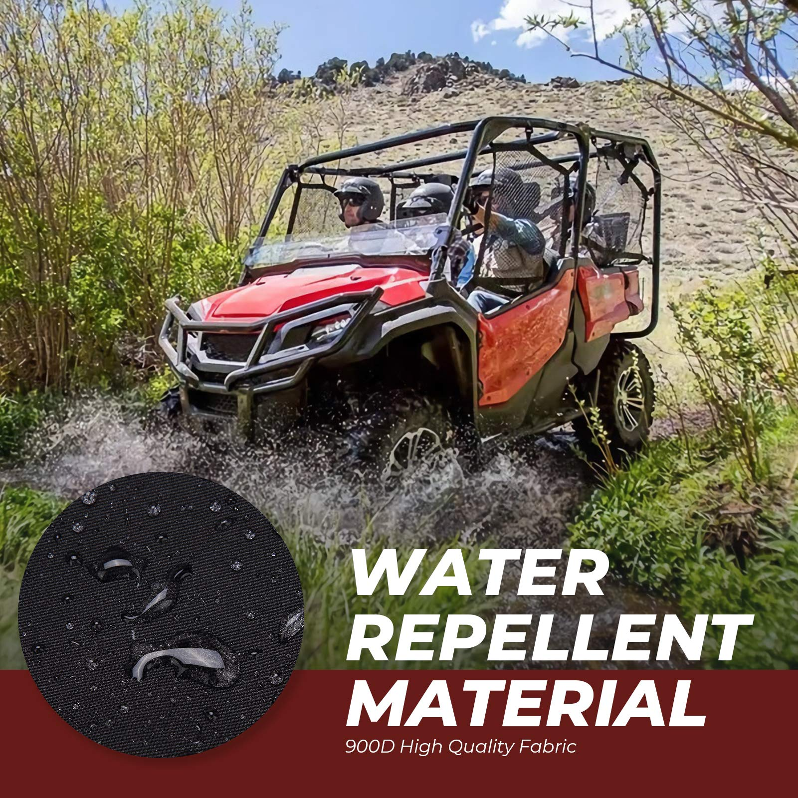 Photo of Kemimoto Front Seat Cover for Honda Pioneer 1000/1000-5 2016-2024 by Kemimoto - Premium for UTVs / Side by Sides