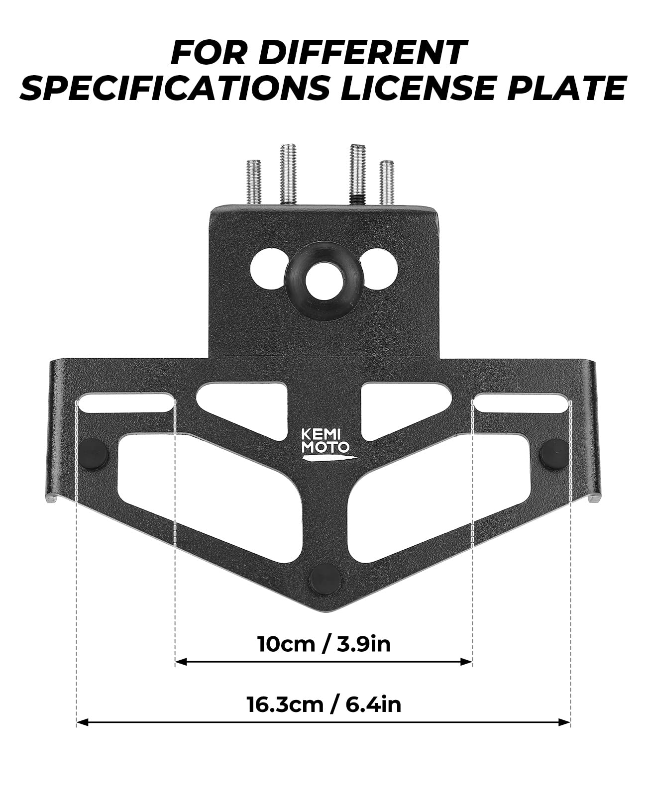 Photo of Fender Eliminator Z400 License Plate Bracket for Ninja 400 Z400 by Kemimoto - Premium for UTVs / Side by Sides