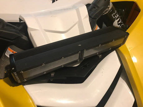 Photo of Yamaha YXZ 1000r 12" Single Row LED Bar Shock Mount by GGLighting - Premium Vehicle Mount for UTVs / Side by Sides