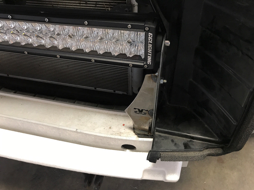 Photo of 2009 + Toyota 4runner Behind The Grill 30" LED Bar Mounts by GGLighting - Premium Vehicle Mount for UTVs / Side by Sides