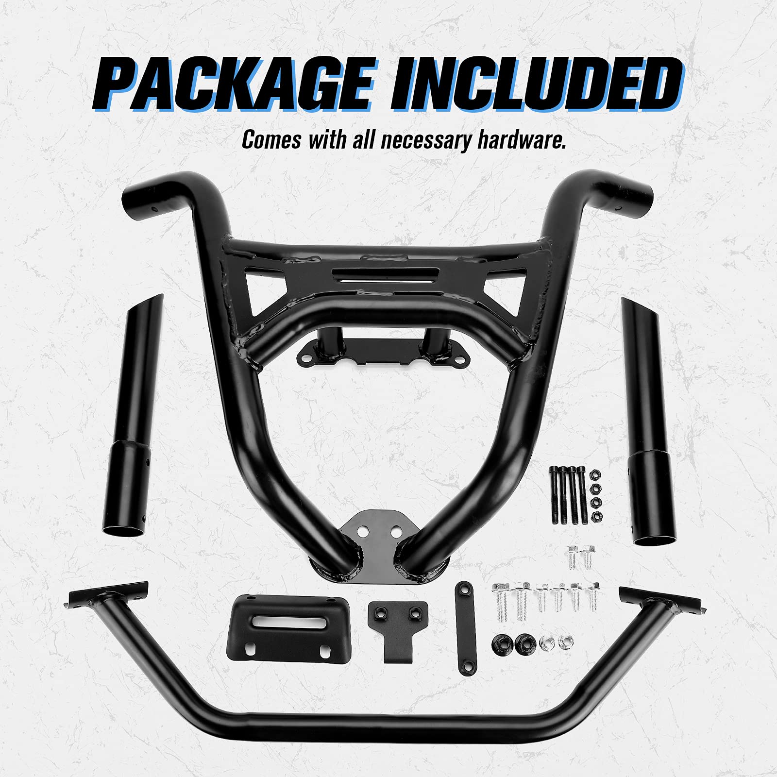 Photo of Kemimoto Front Bumper for Polaris RZR XP 1000 / Turbo (2019-2023) by Kemimoto - Premium for UTVs / Side by Sides