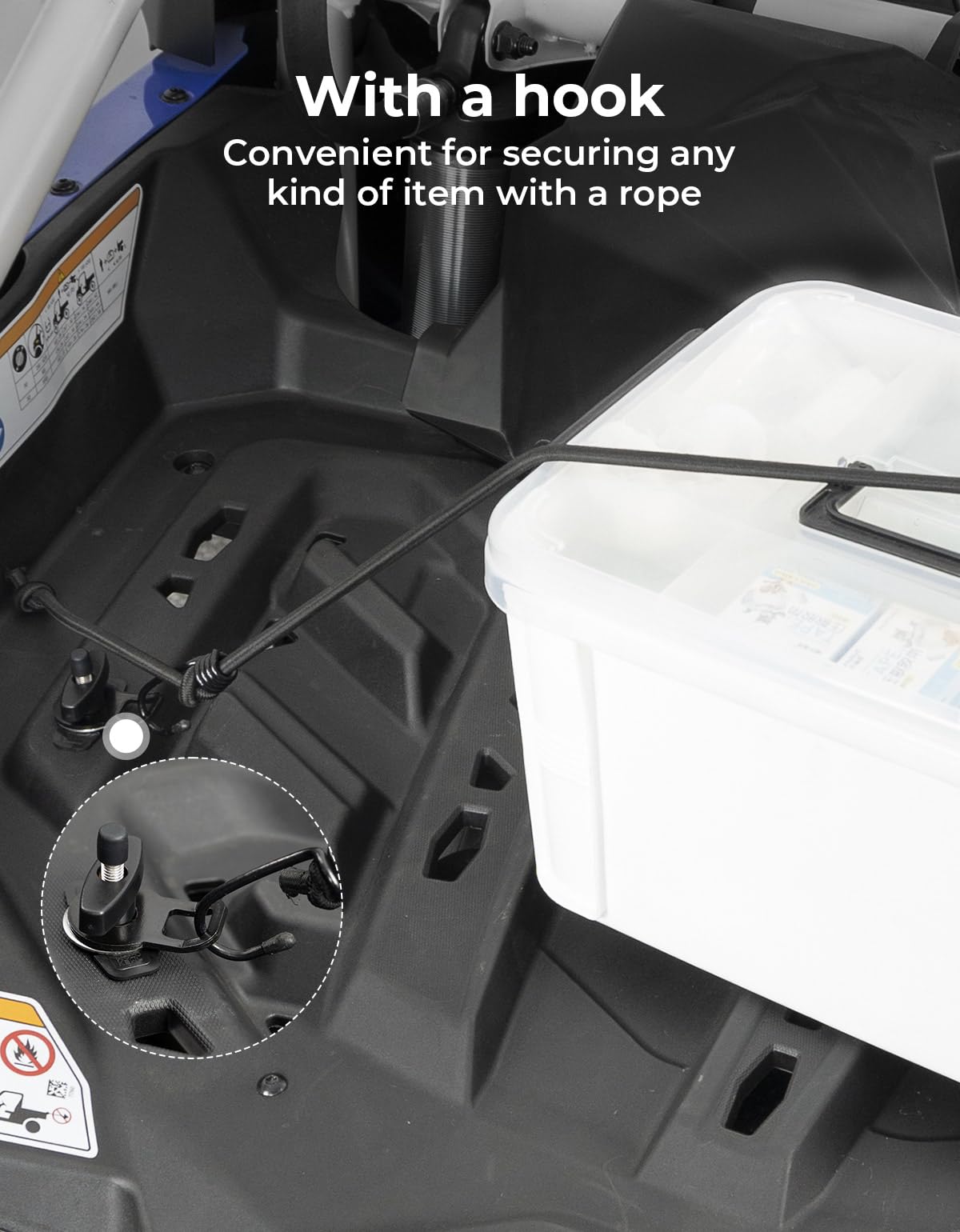 Photo of Expandable Anchor for Linq Mount for Can-Am Maverick/Defender/Sea-Doo by Kemimoto - Premium for UTVs / Side by Sides