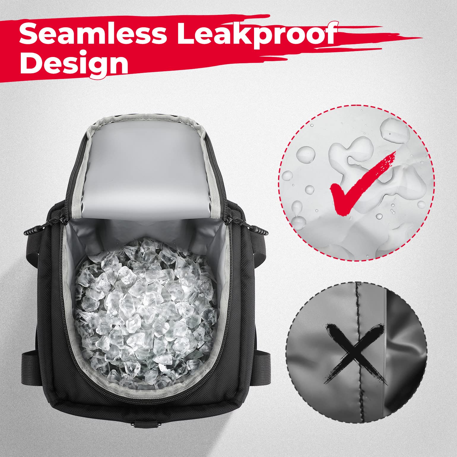 Photo of Universal 12L Cooler Bag for Car Truck RV UTV, Golf Cart Under Seat by Kemimoto - Premium for UTVs / Side by Sides