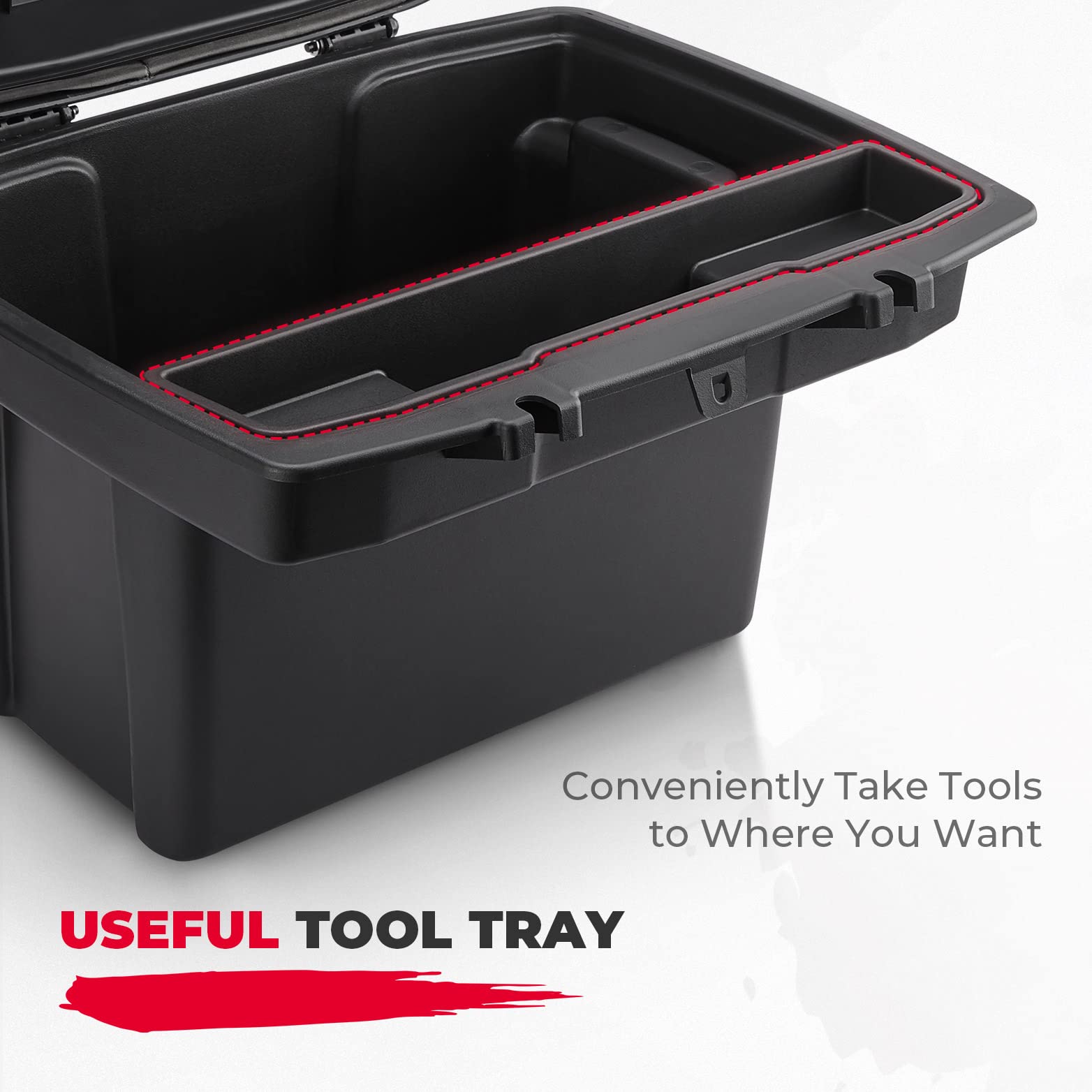 Photo of Removable 20L Cargo Storage Box & Storage Box for Can-Am Defender by Kemimoto - Premium for UTVs / Side by Sides